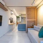 Loft Pe Na Areia Frente Mar Com Vista Incrivel