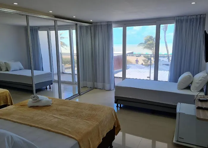 Linda Suite Frente Mar No Na Praia