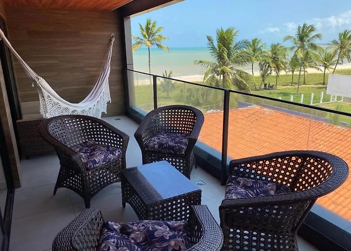 303 Altamare Luxuoso Apartamento Pe Na Areia No Bessa