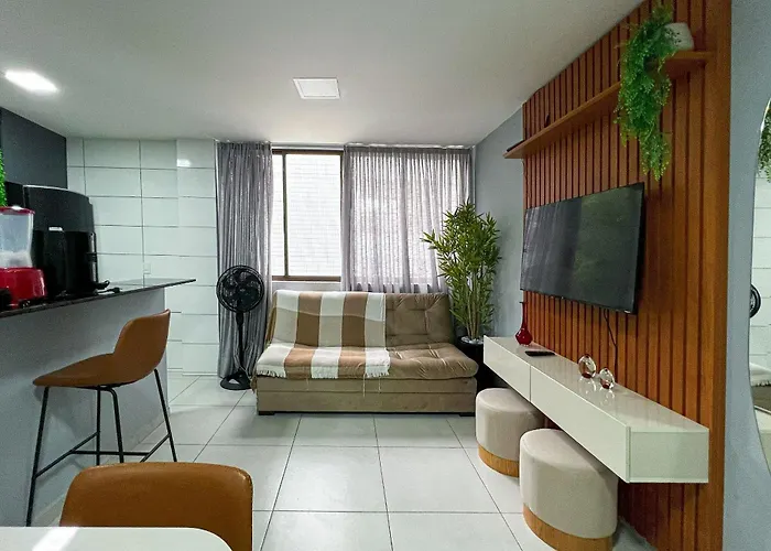 Confortavel Flat Cabo Branco 4 Pessoas 100M Praia