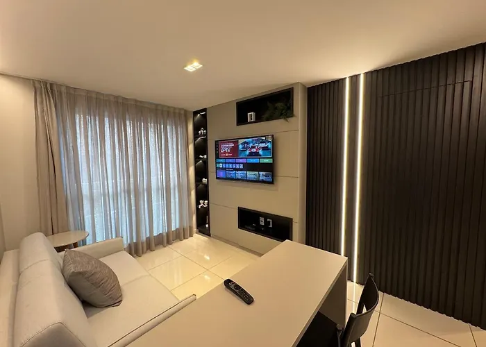 A 50 Metros Da Praia, Apt Moderno Minimalista 2 Qts