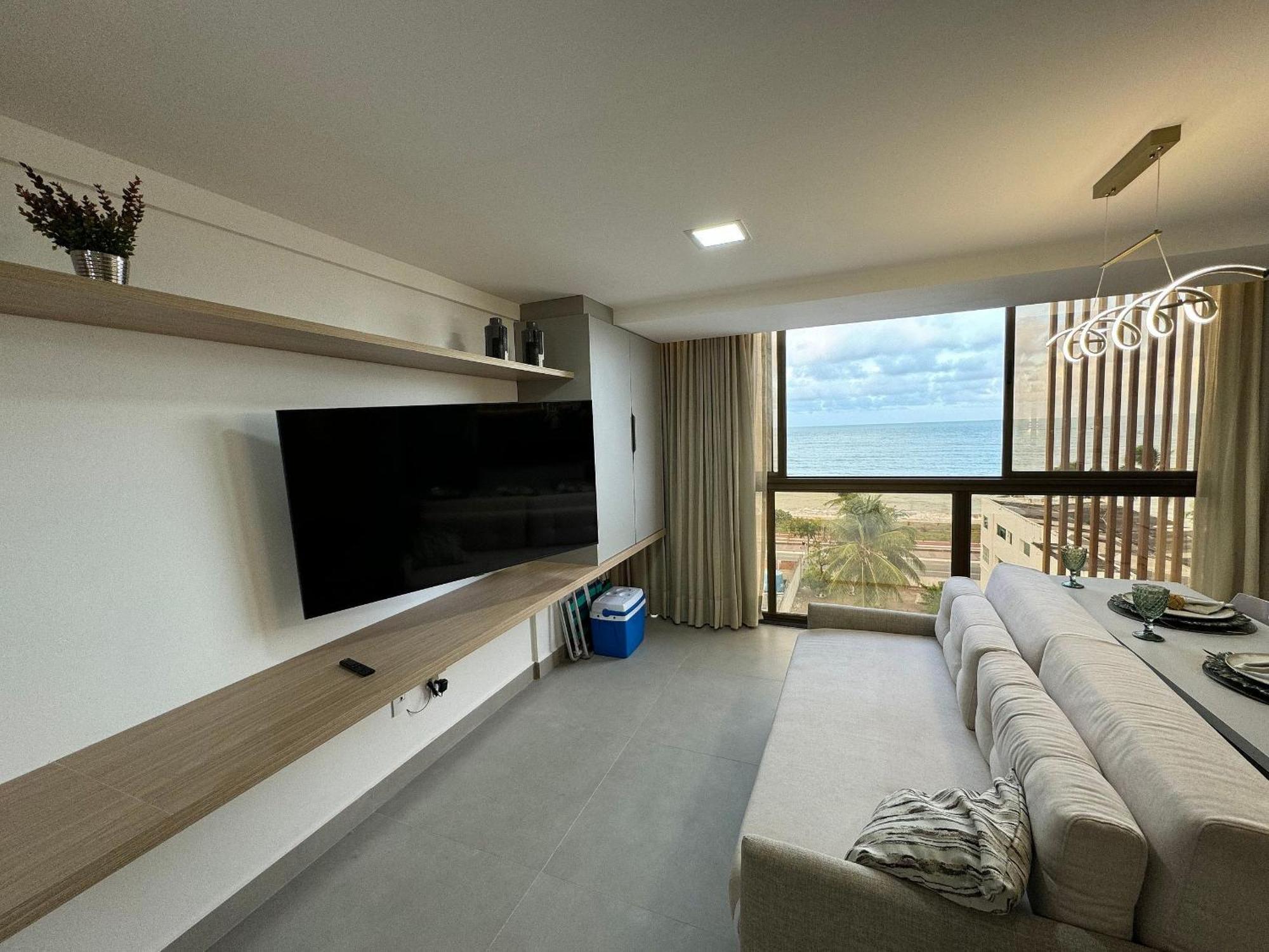 Novissimo Flat De Luxo Com Vista Para O Mar Apartment *