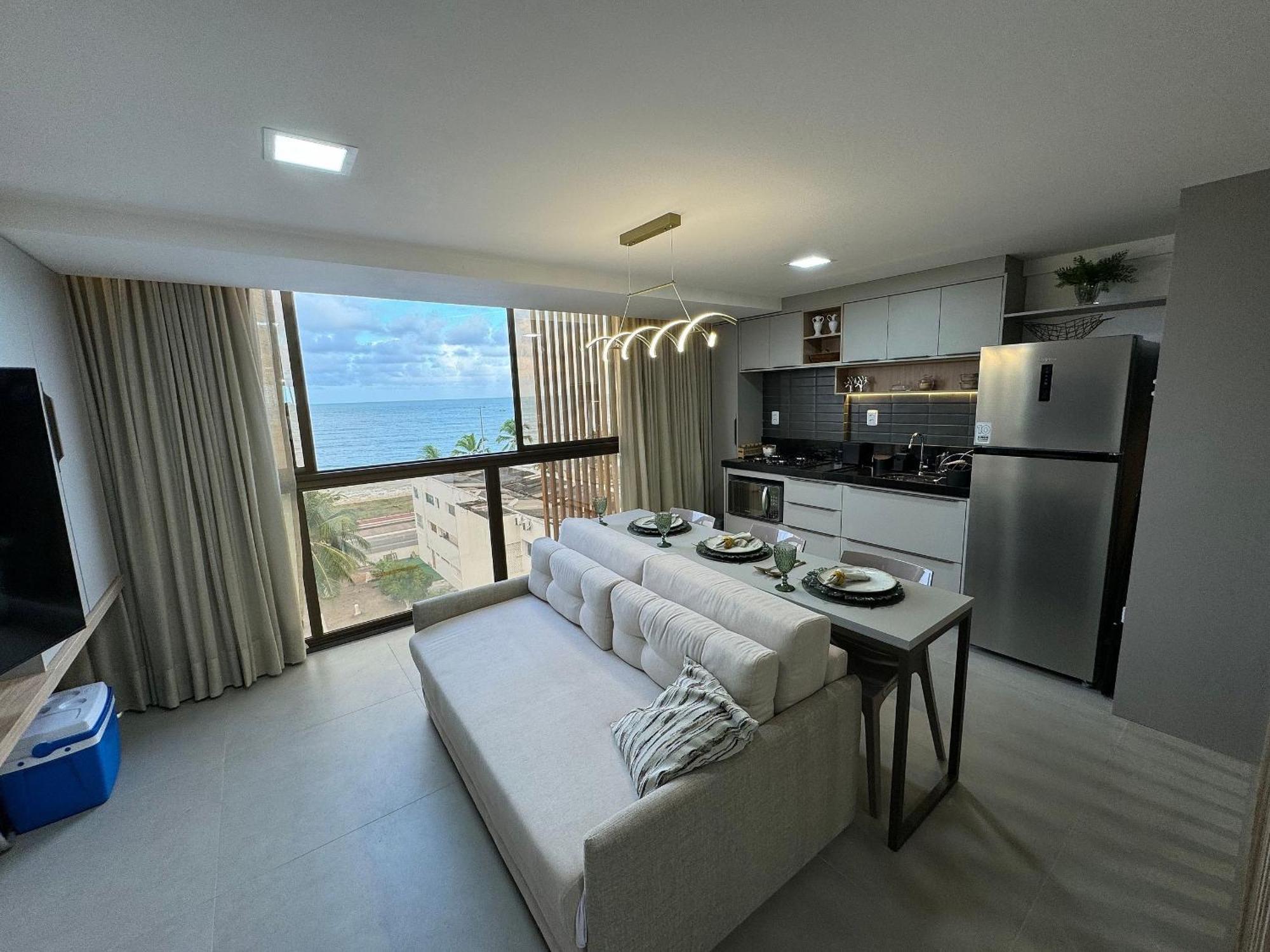 Novissimo Flat De Luxo Com Vista Para O Mar