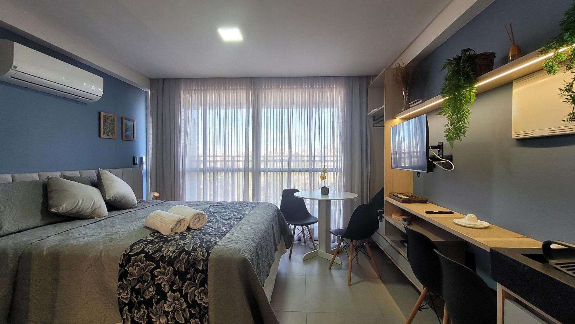 Apartment Com Varanda E Vista O Mar *