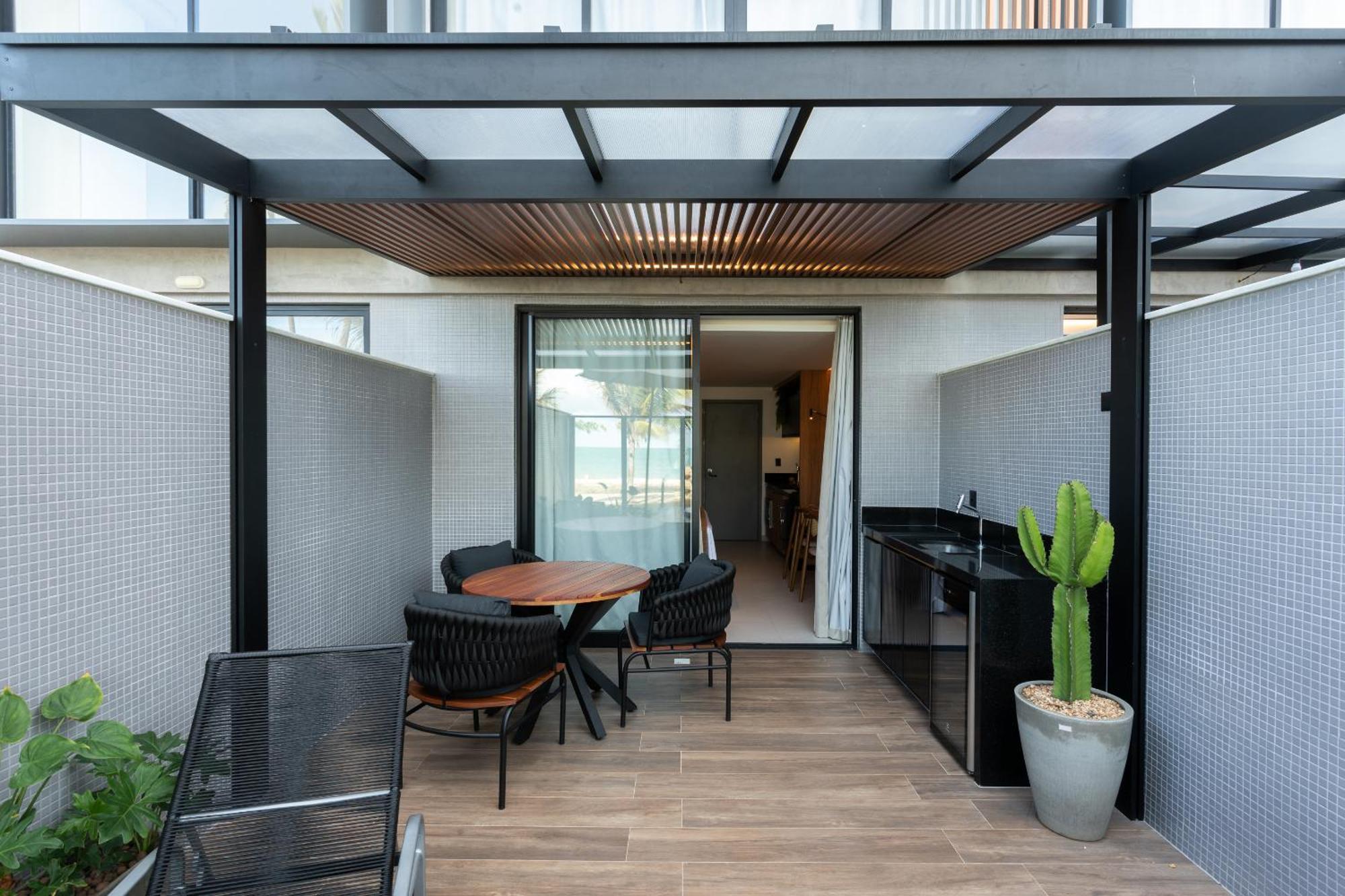 Loft Com Hidromassagem Frente Mar E Pe Na Areia Apartamento *