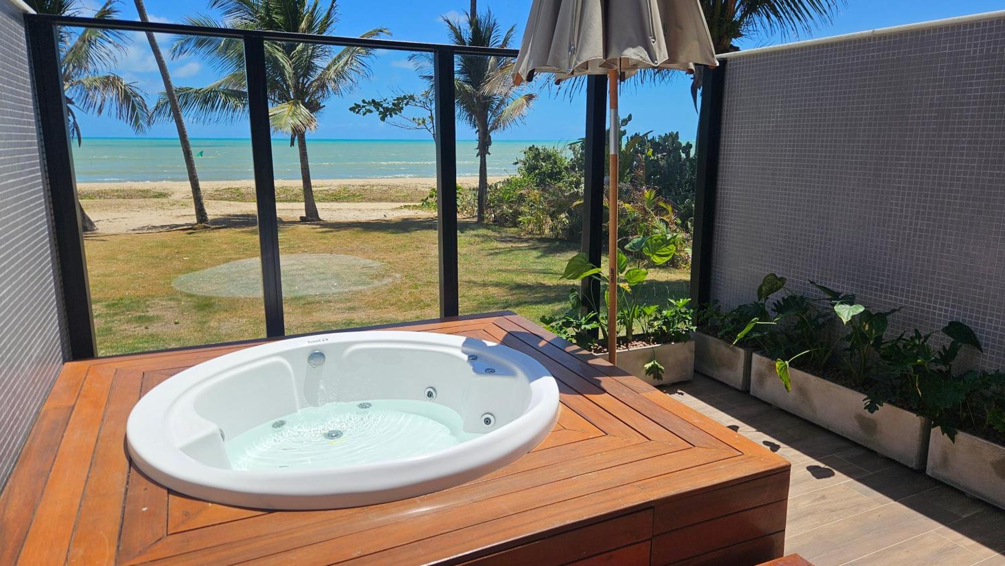 Loft Com Hidromassagem Frente Mar E Pe Na Areia Apartamento *
