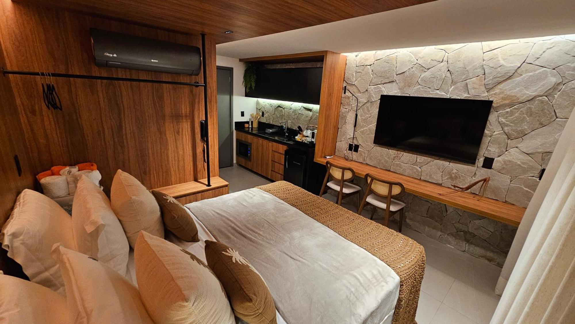 Loft Com Hidromassagem Frente Mar E Pe Na Areia Apartamento