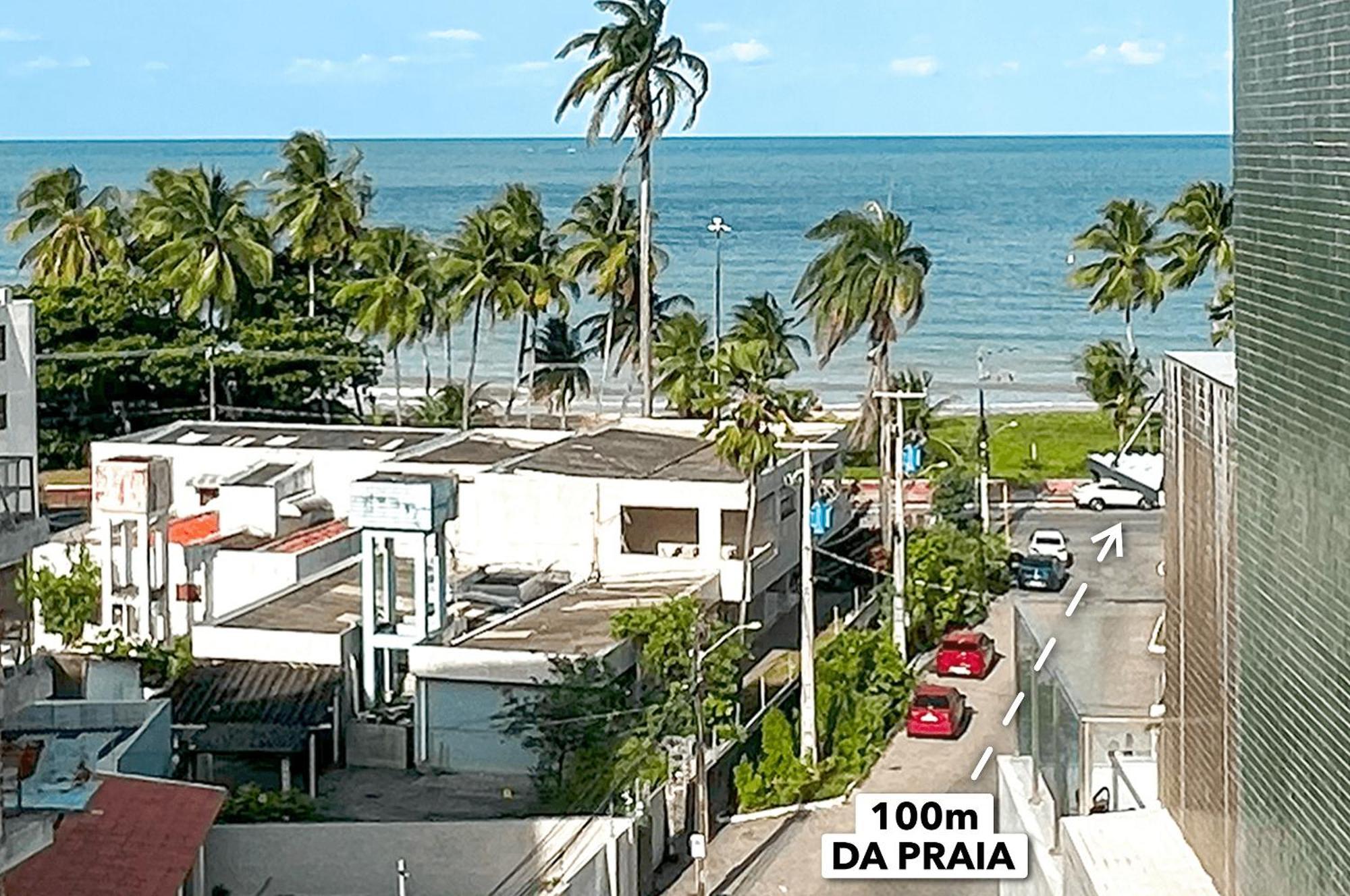 Apartamento Mahalo Cabo Branco Flat Novo 4 Pessoas 100m Mar *