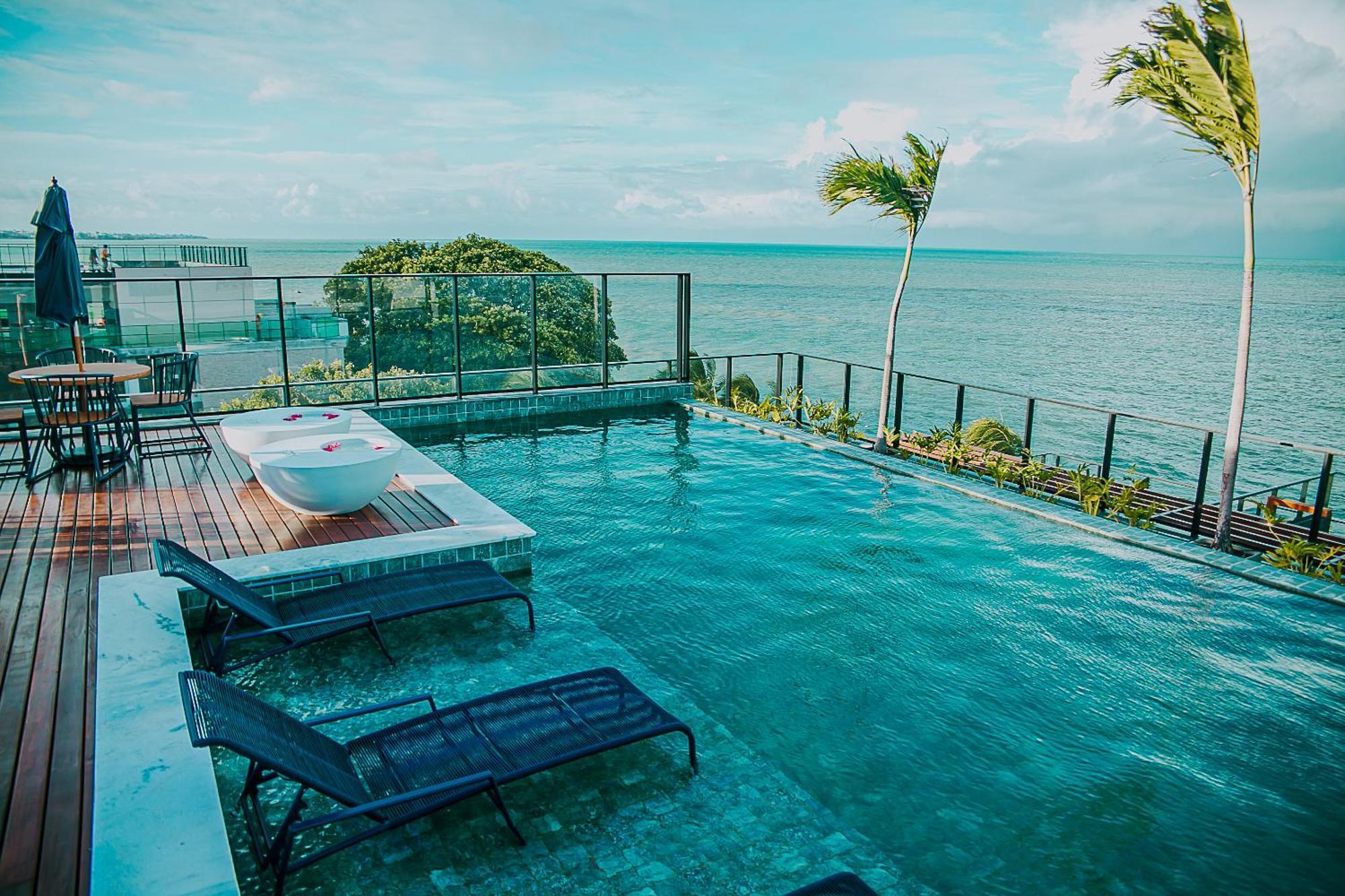 Loft Pe Na Areia Frente Mar Com Vista Incrivel *