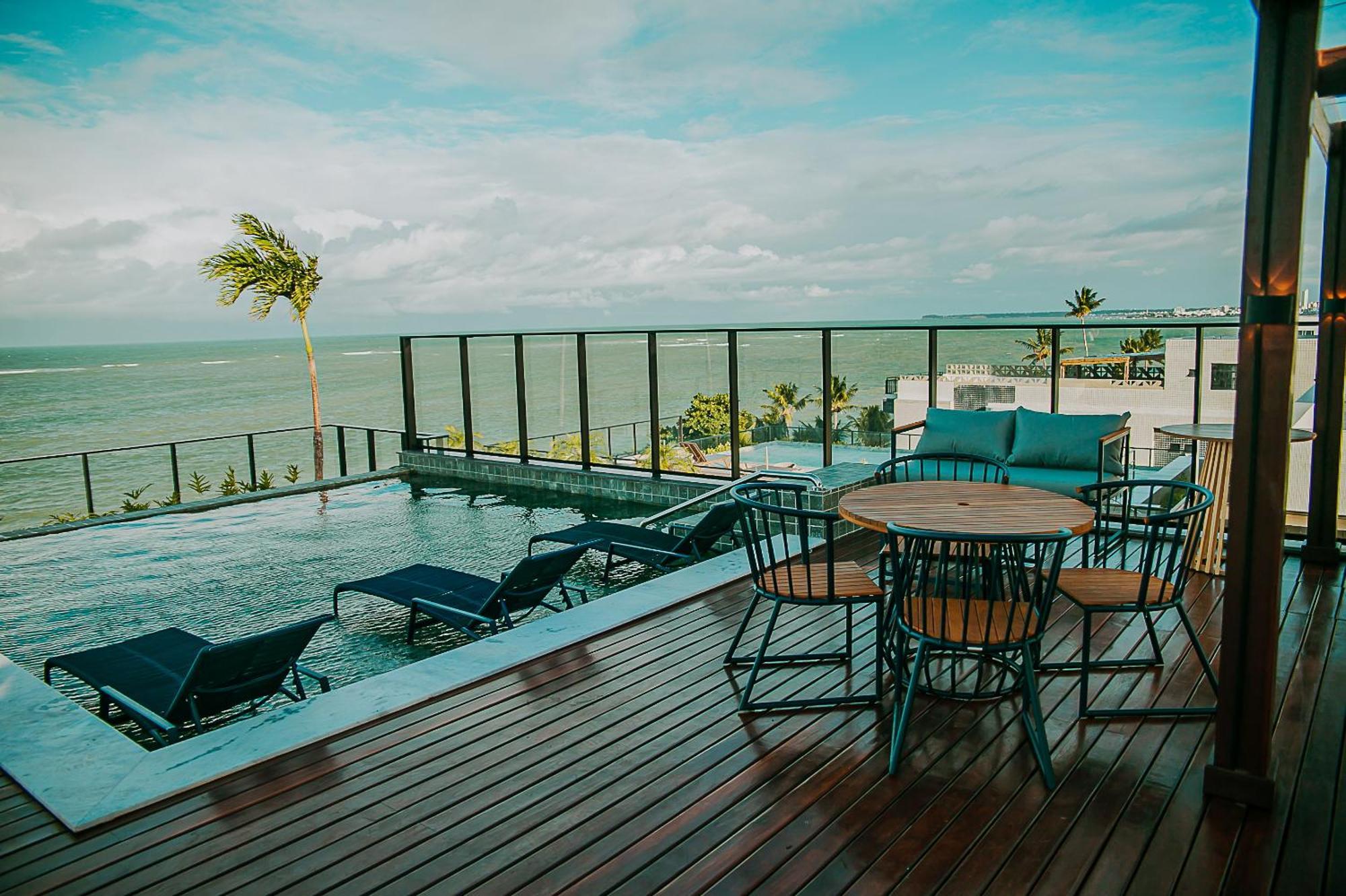Loft Pe Na Areia Frente Mar Com Vista Incrivel * Joao Pessoa