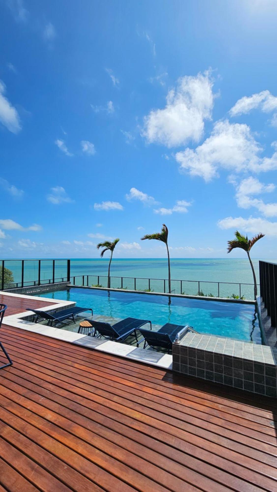 Loft Pe Na Areia Frente Mar Com Vista Incrivel * Joao Pessoa