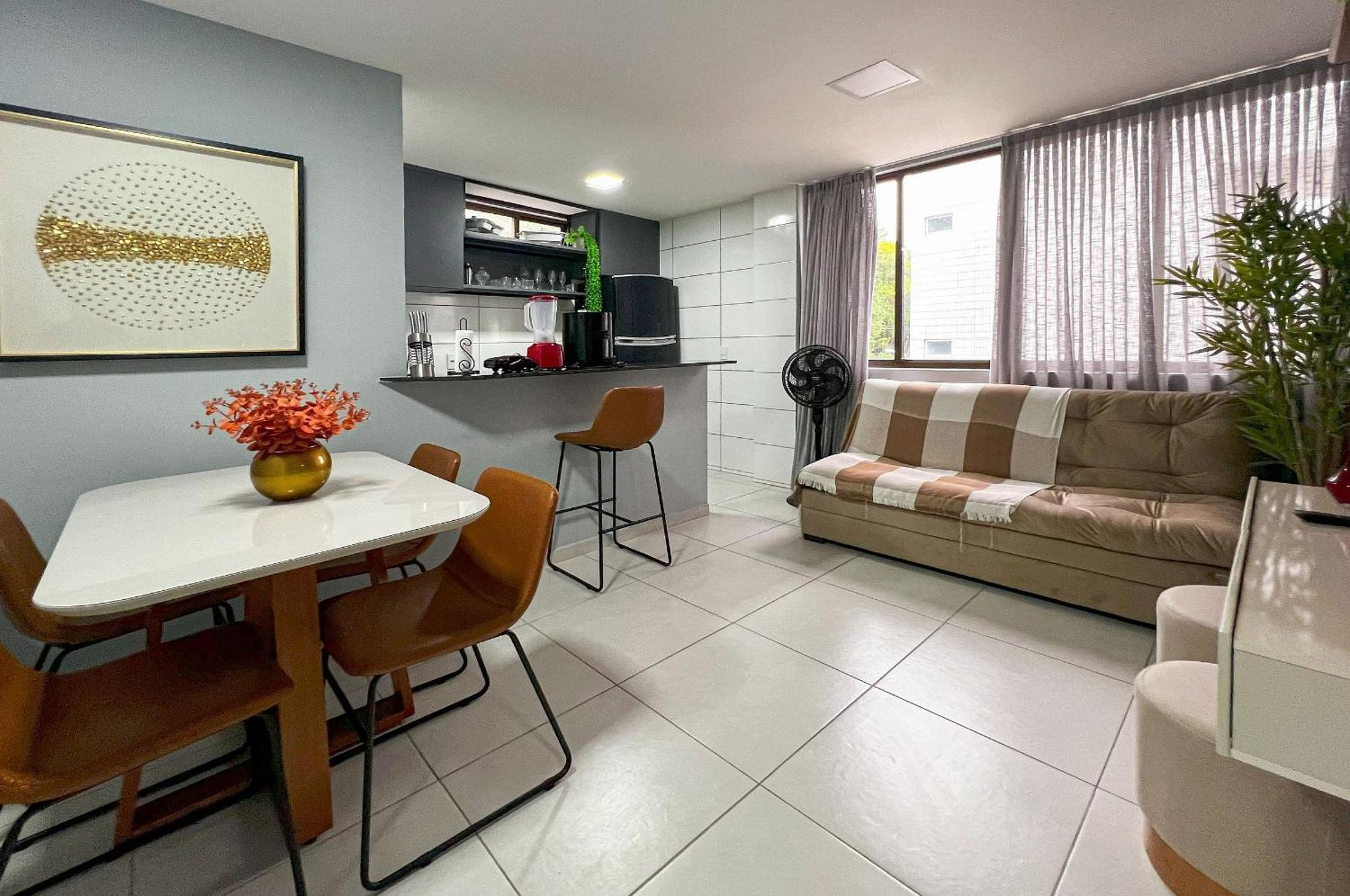 Apartamento Confortavel Flat Cabo Branco 4 Pessoas 100m João Pessoa