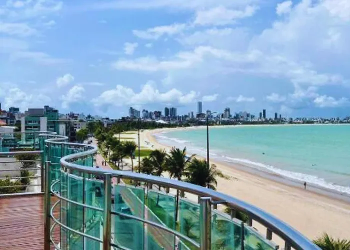 Flat Manaira Palace Pe Na Areia Beira Mar
