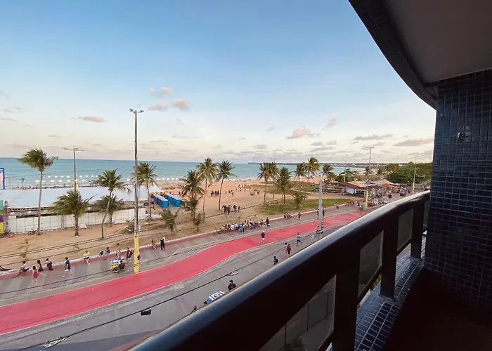 Flat Luxo Frente Mar Com Vista Espetacular
