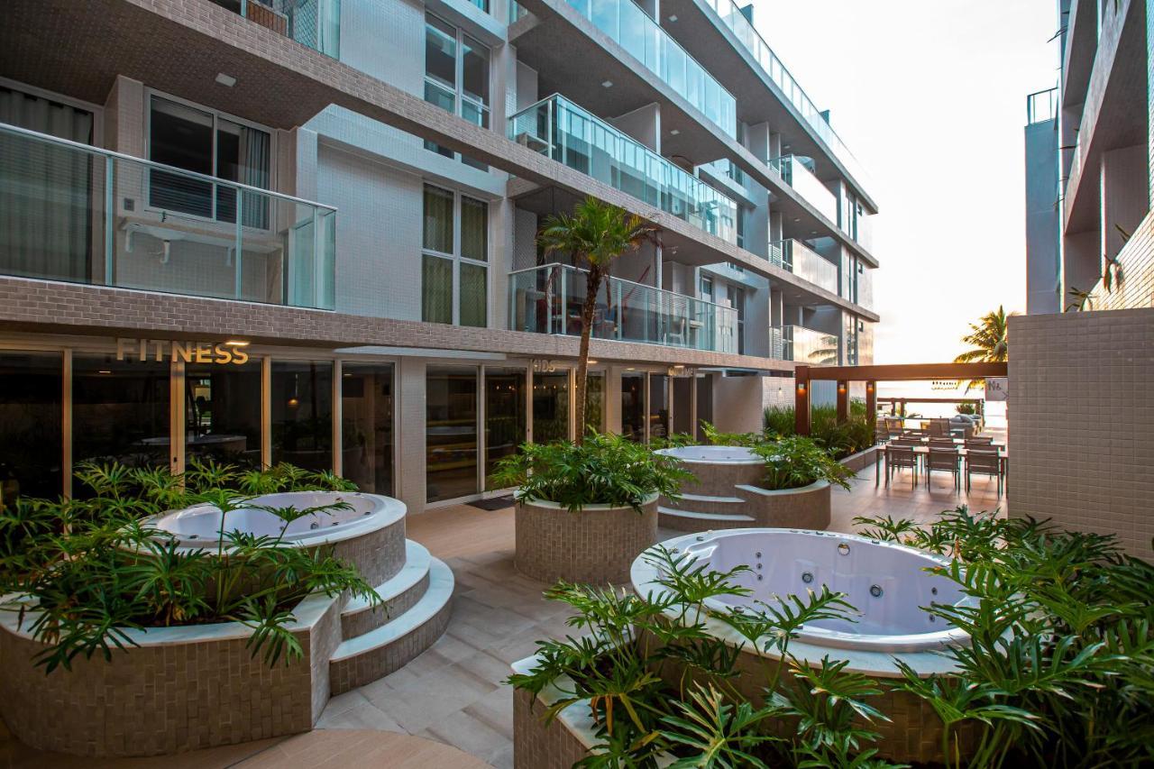 Apto Com Jacuzzi Na Beira Mar De No Branco Haus Apartment