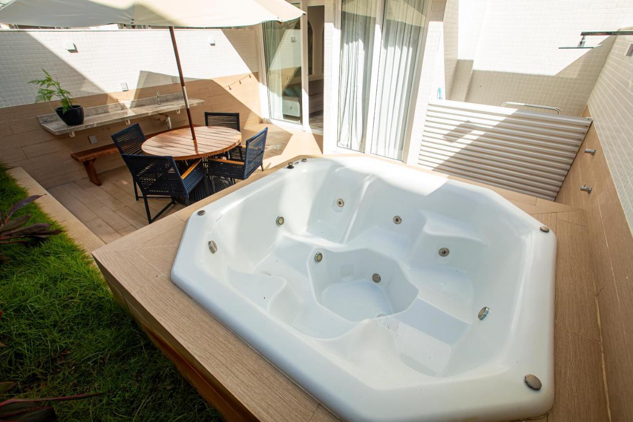 Apto Com Jacuzzi Na Beira Mar De No Branco Haus Apartment