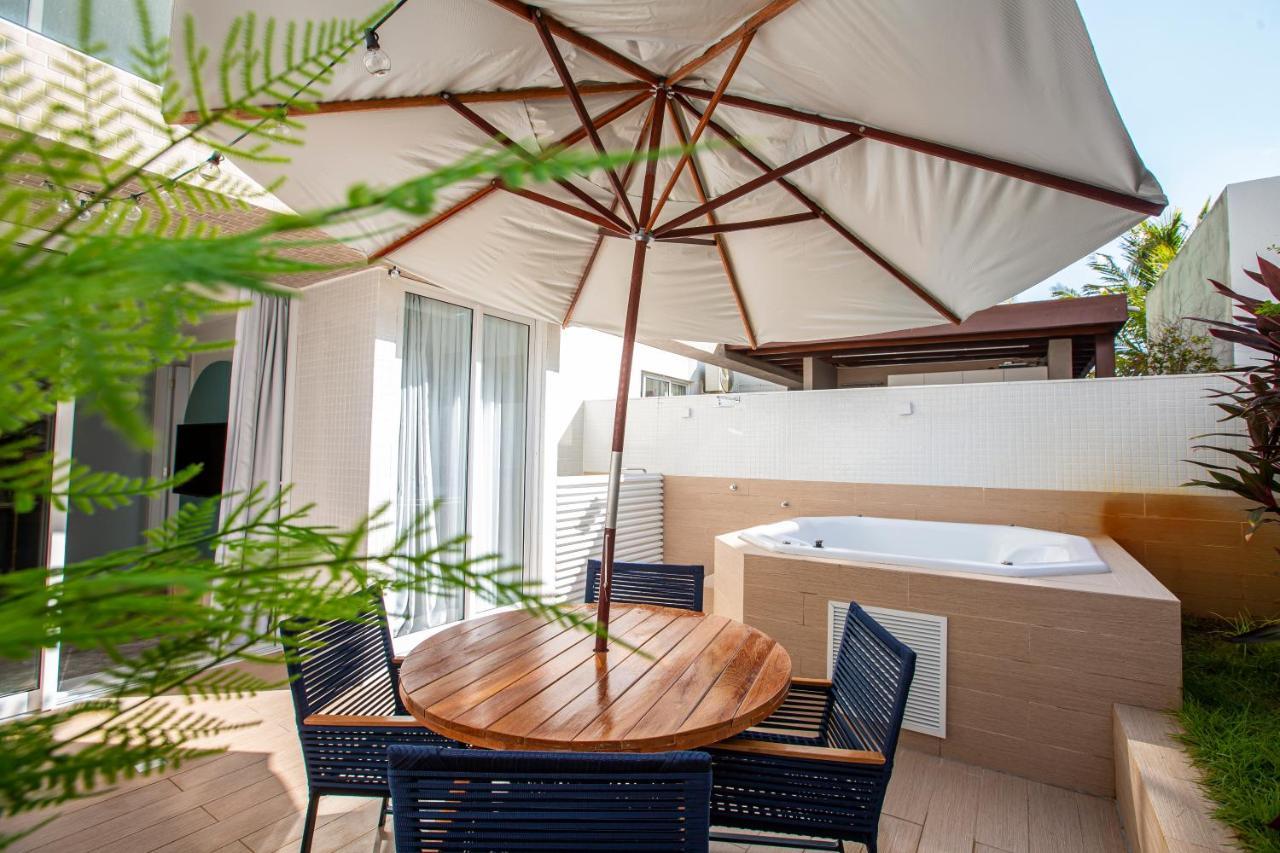 Apto Com Jacuzzi Na Beira Mar De No Branco Haus Apartment *
