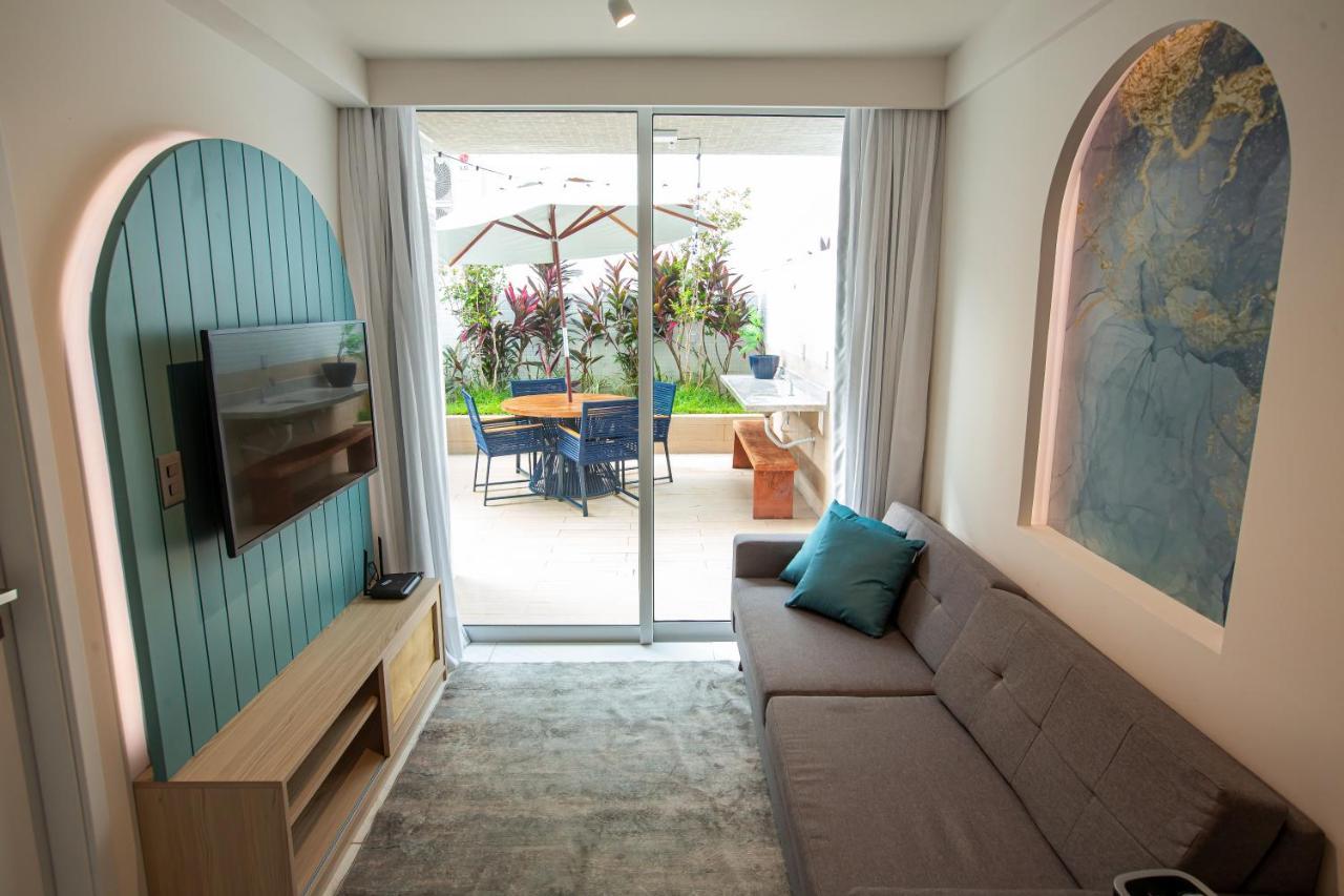 Apto Com Jacuzzi Na Beira Mar De No Branco Haus Apartment *