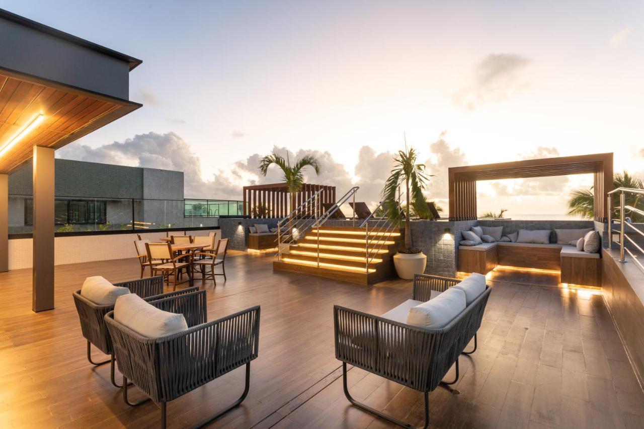 Apartamento Loft Com Jacuzzi Privativa Frente Mar Do Bessa *