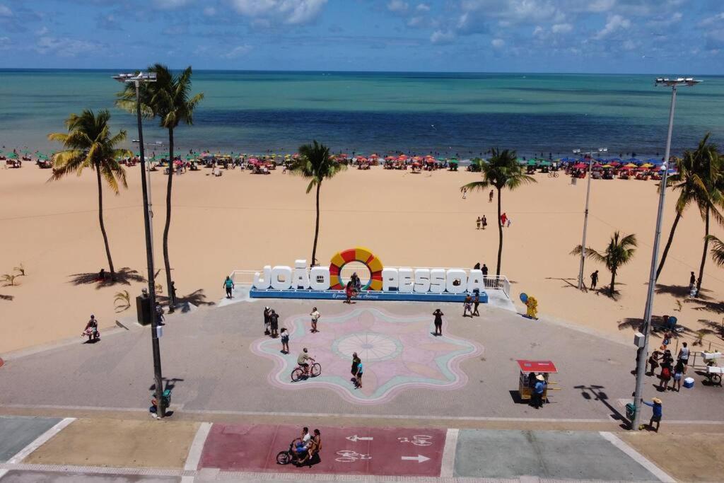 Flat A Beira Mar Na Orla De Cabo Branco Apartment Joao Pessoa