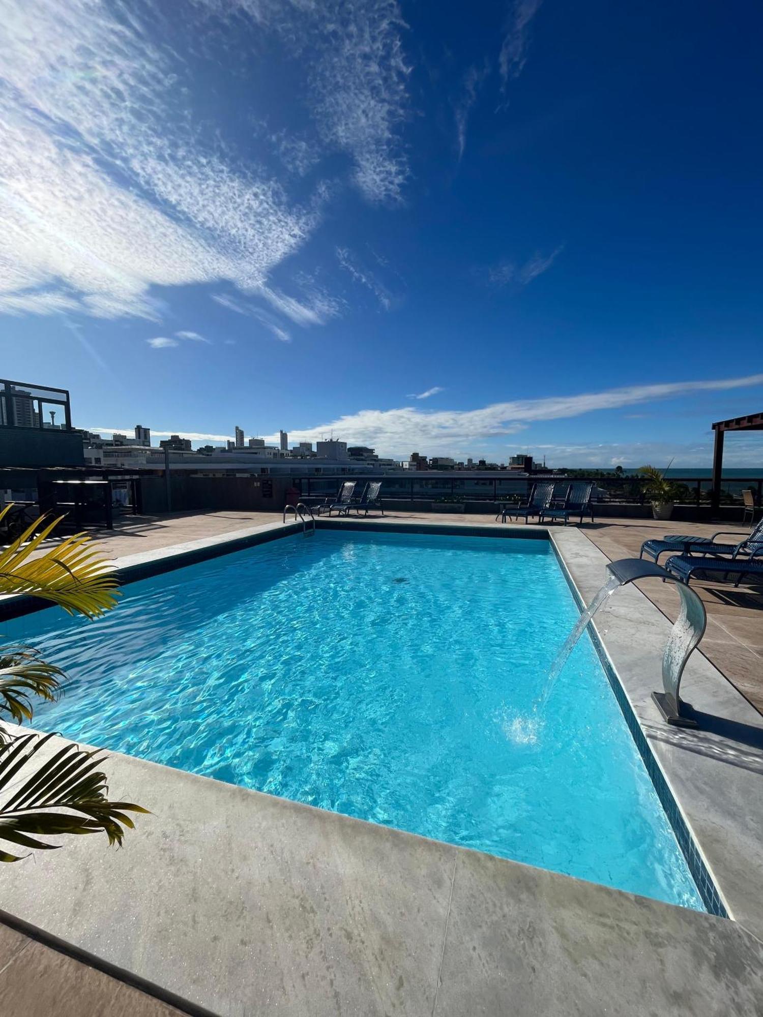 Flat A Beira Mar Na Orla De Cabo Branco Apartment Joao Pessoa