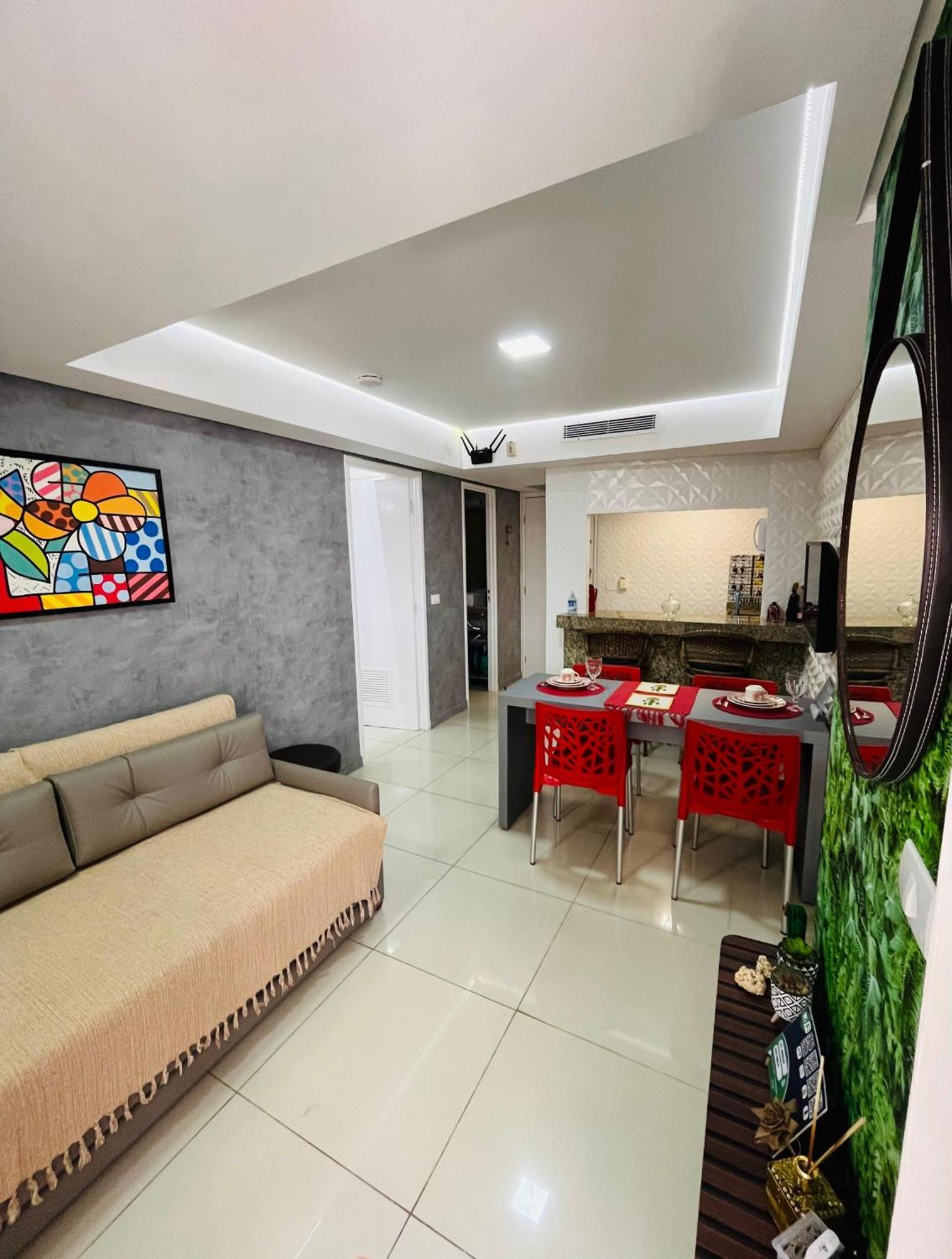Flat A Beira Mar Na Orla De Cabo Branco Apartment Joao Pessoa