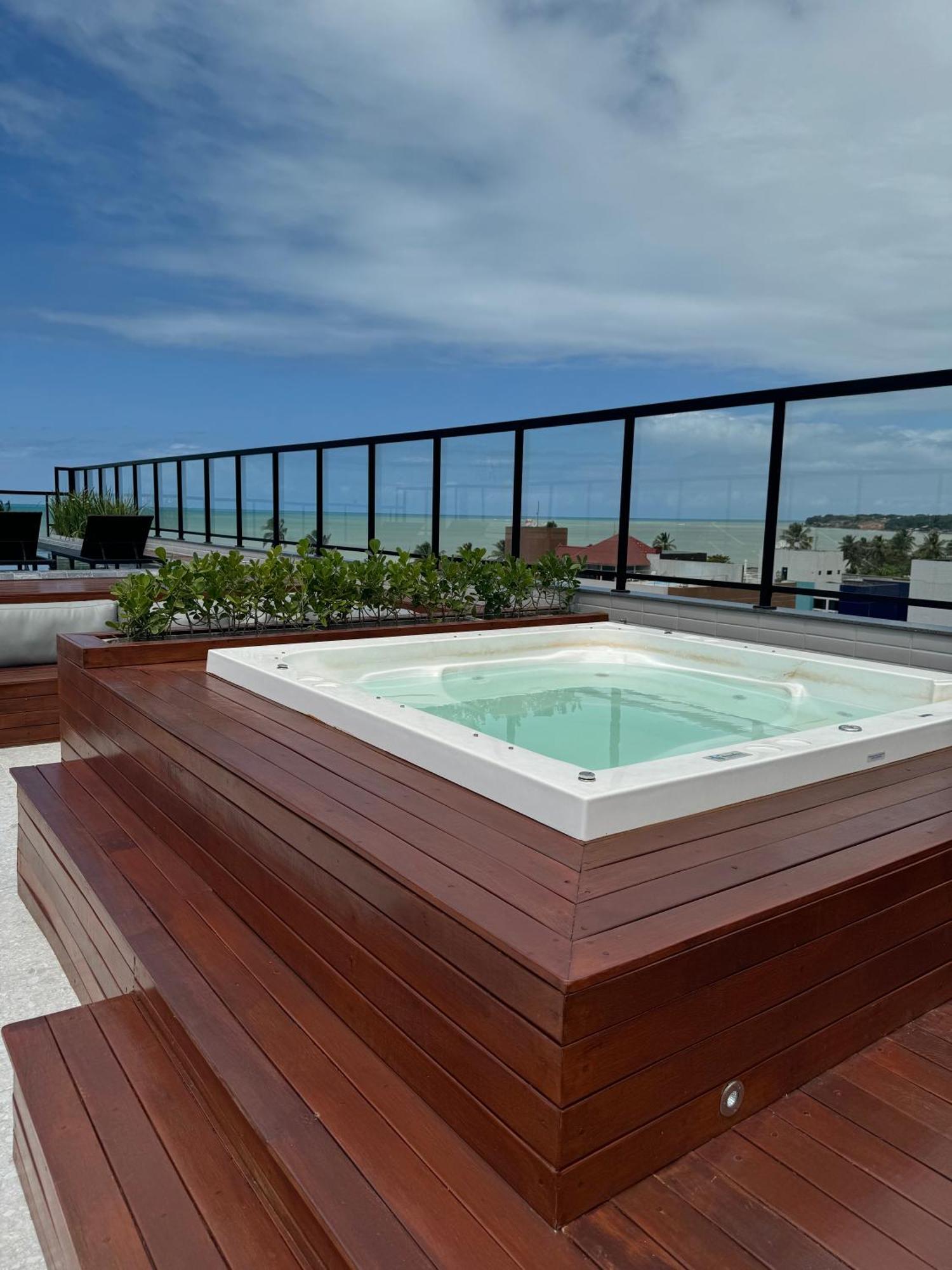 Flat Piscina Borda Infinita A 50m Do Mar - 214 Apartamento João Pessoa