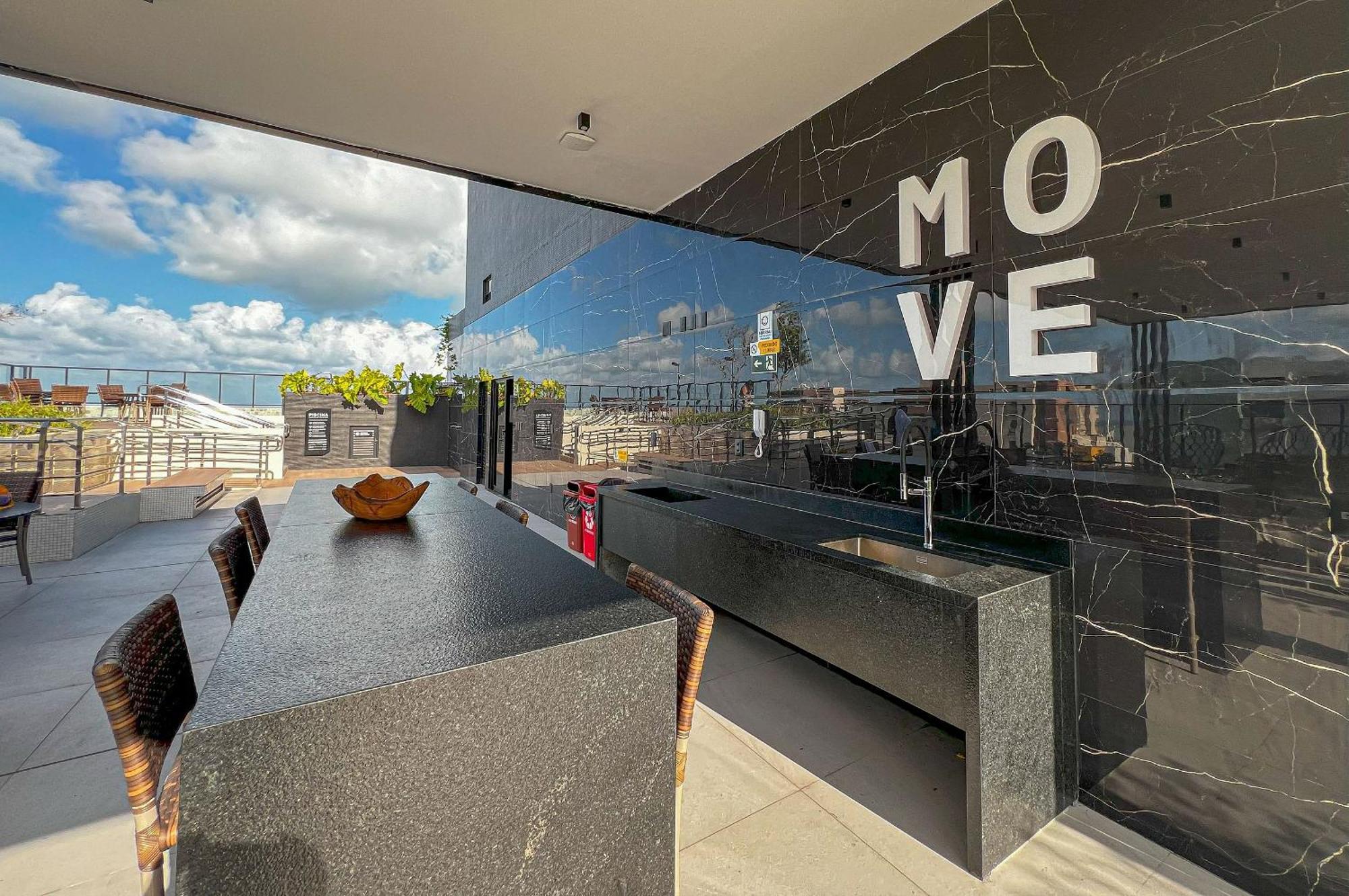 Move Tambau 300m 3 Pessoas Rooftop Piscina Apartamento *