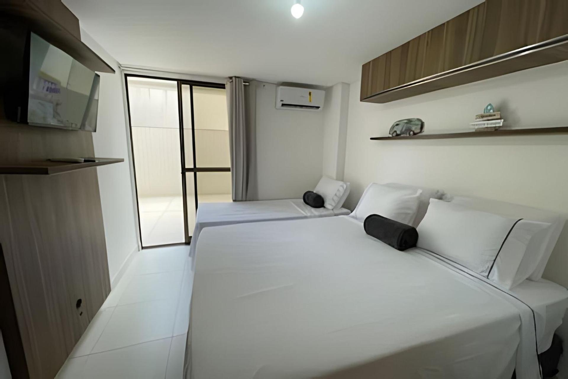 Apartamento Unq114-lindo Ape Garden A Beira Mar 6 Pessoas *
