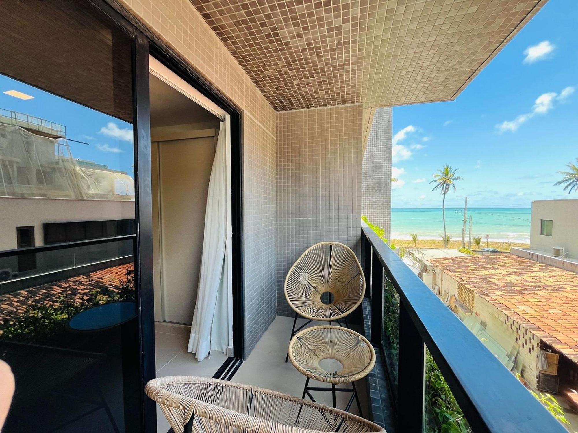 Apartamento Flat Com Varanda E Vista O Mar. Bh 213 João Pessoa