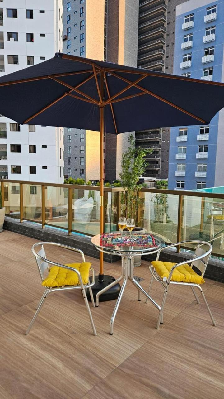 Charmoso Flat Com Varandao Em Tambau Apartamento