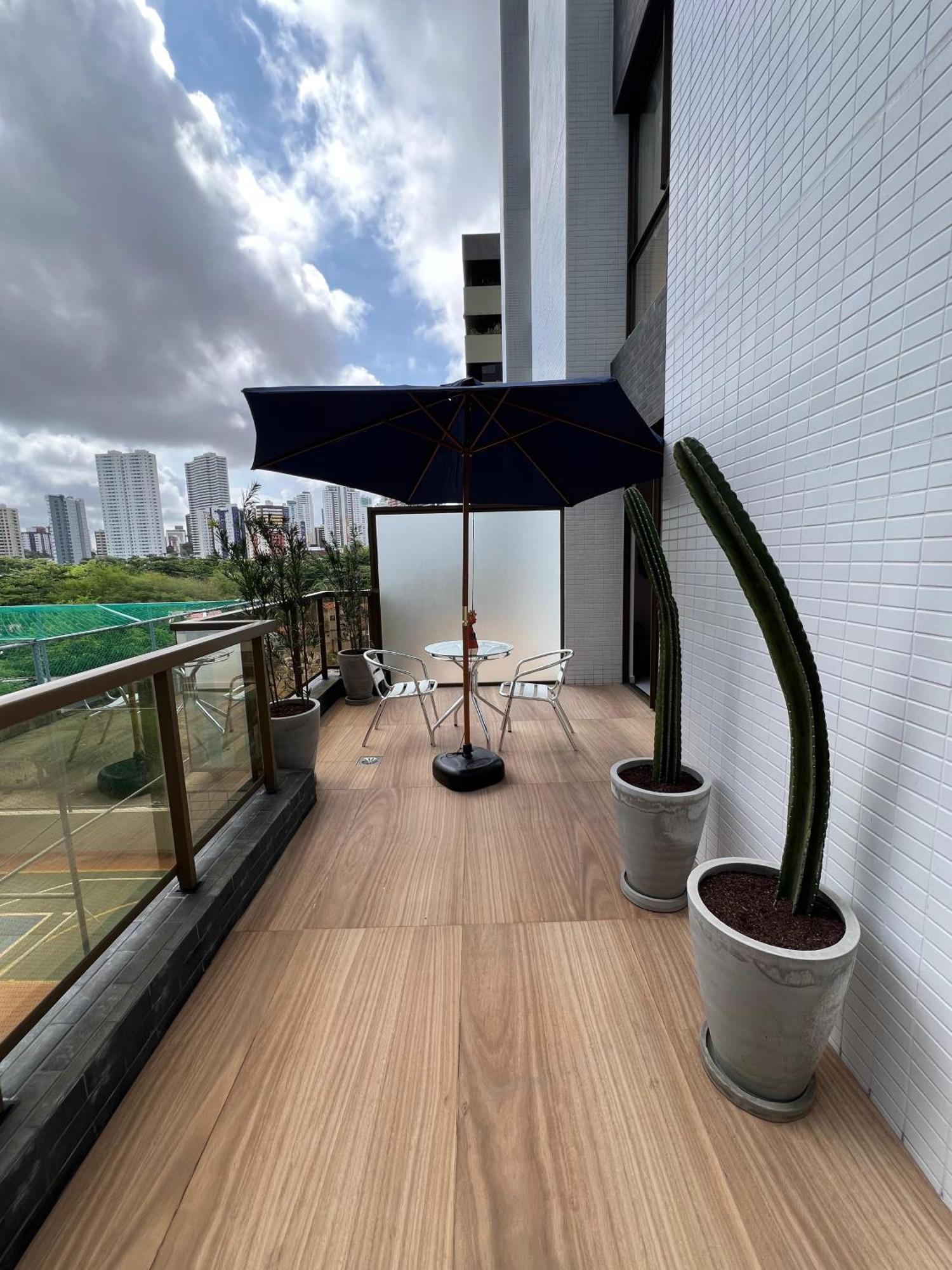 Charmoso Flat Com Varandao Em Tambau Apartamento *