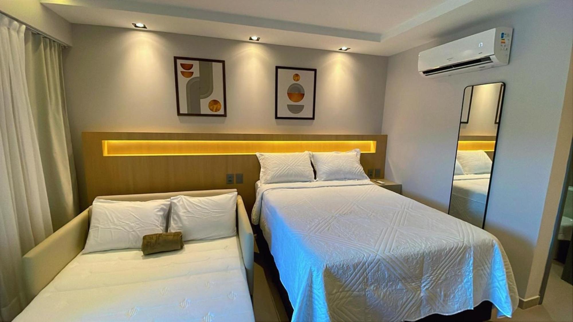 Apartamento Bh313-loft Beira-mar Elegante E Completo Em Jampa *