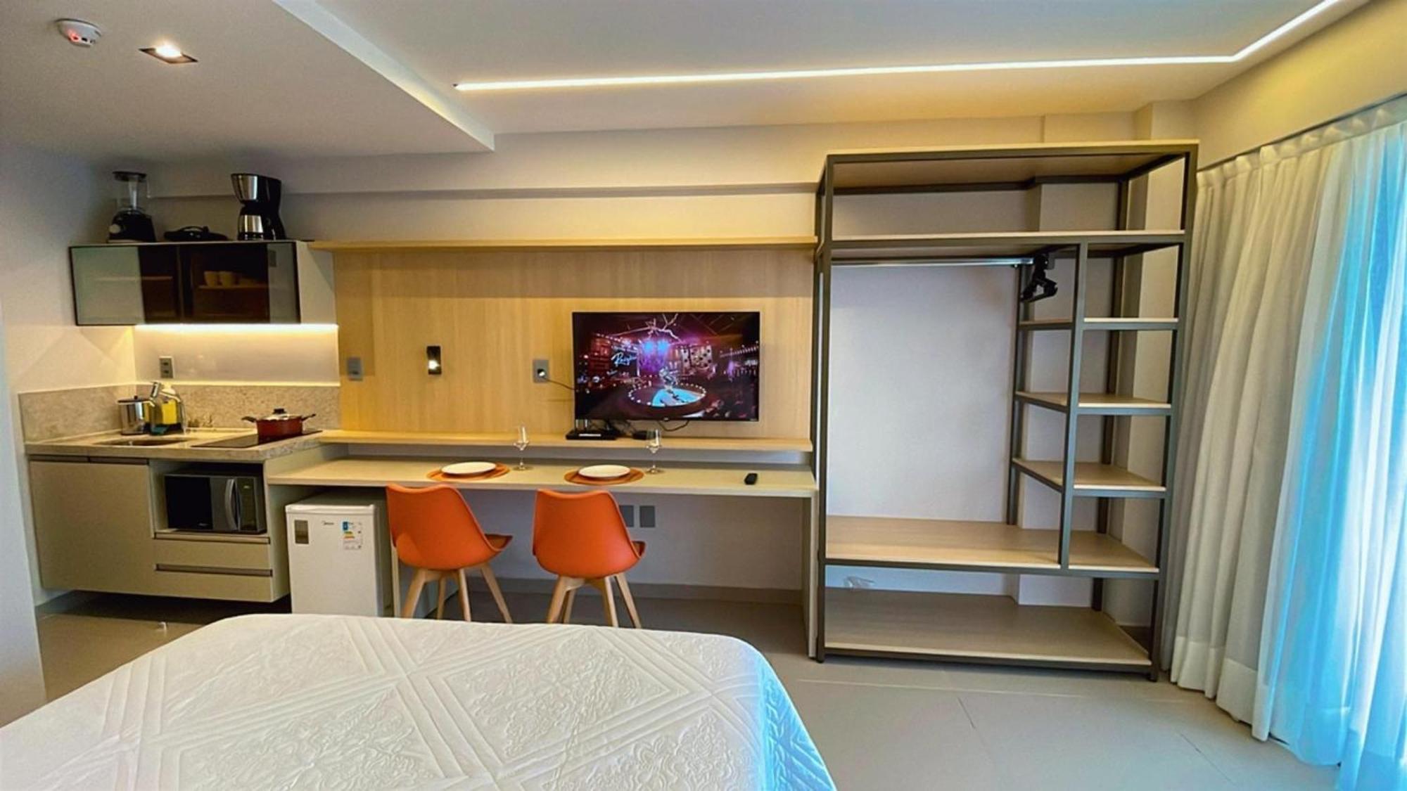 Bh313-loft Beira-mar Elegante E Completo Em Jampa Apartamento