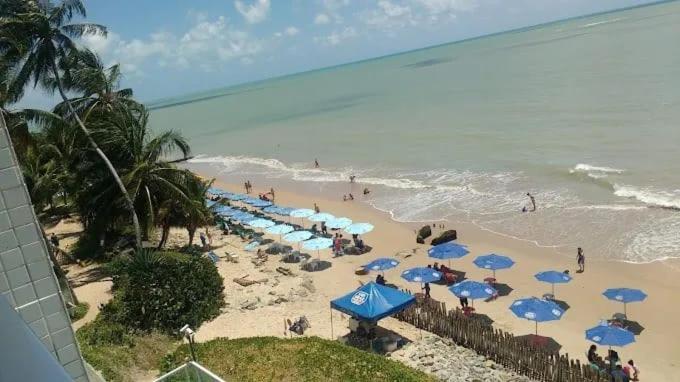 Apartamento Pe Na Areia Do Caribessa Com Piscina