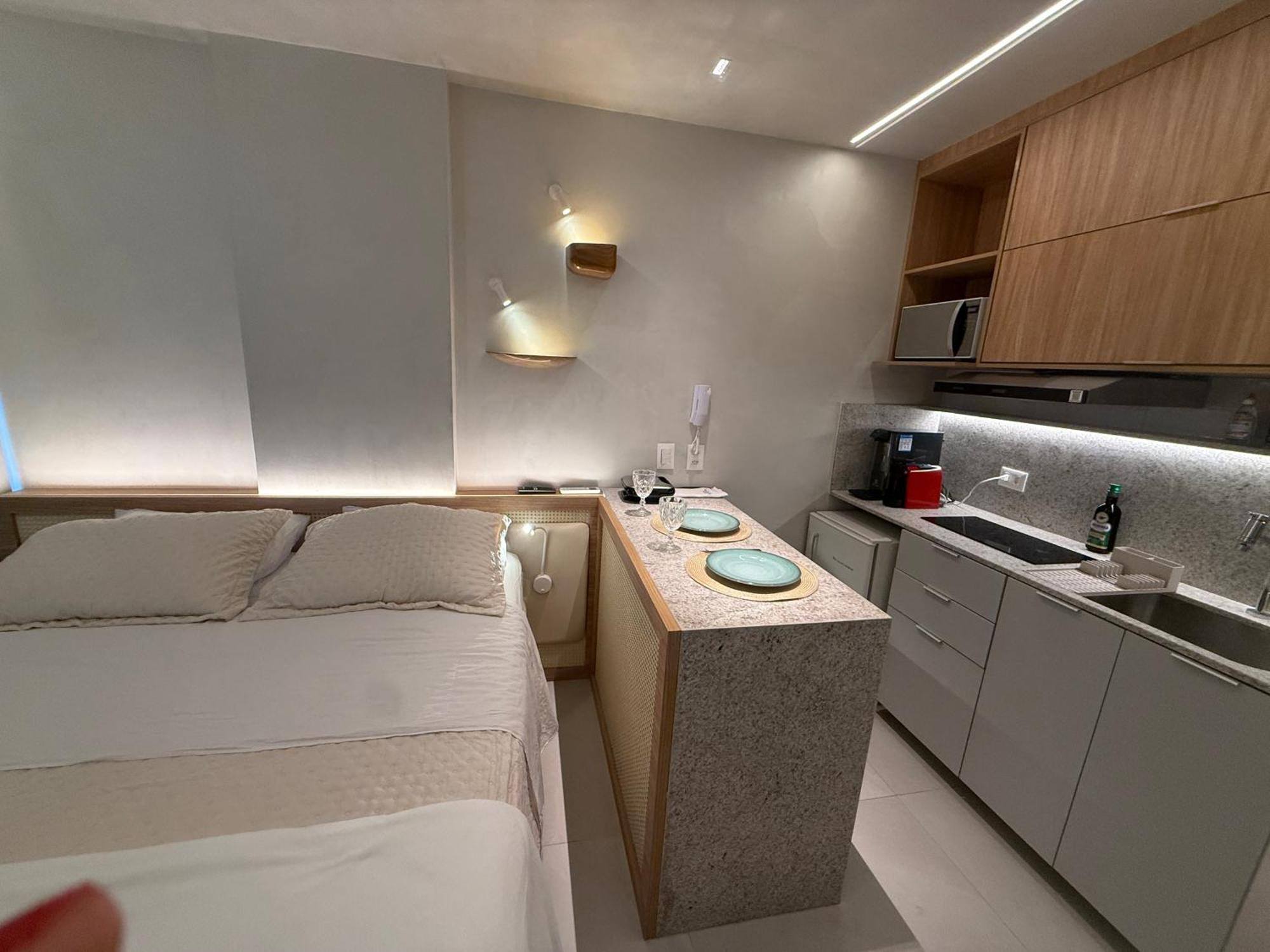 Apartamento Breeze - Lindo Flat Pe Na Areia No Jd Oceania *