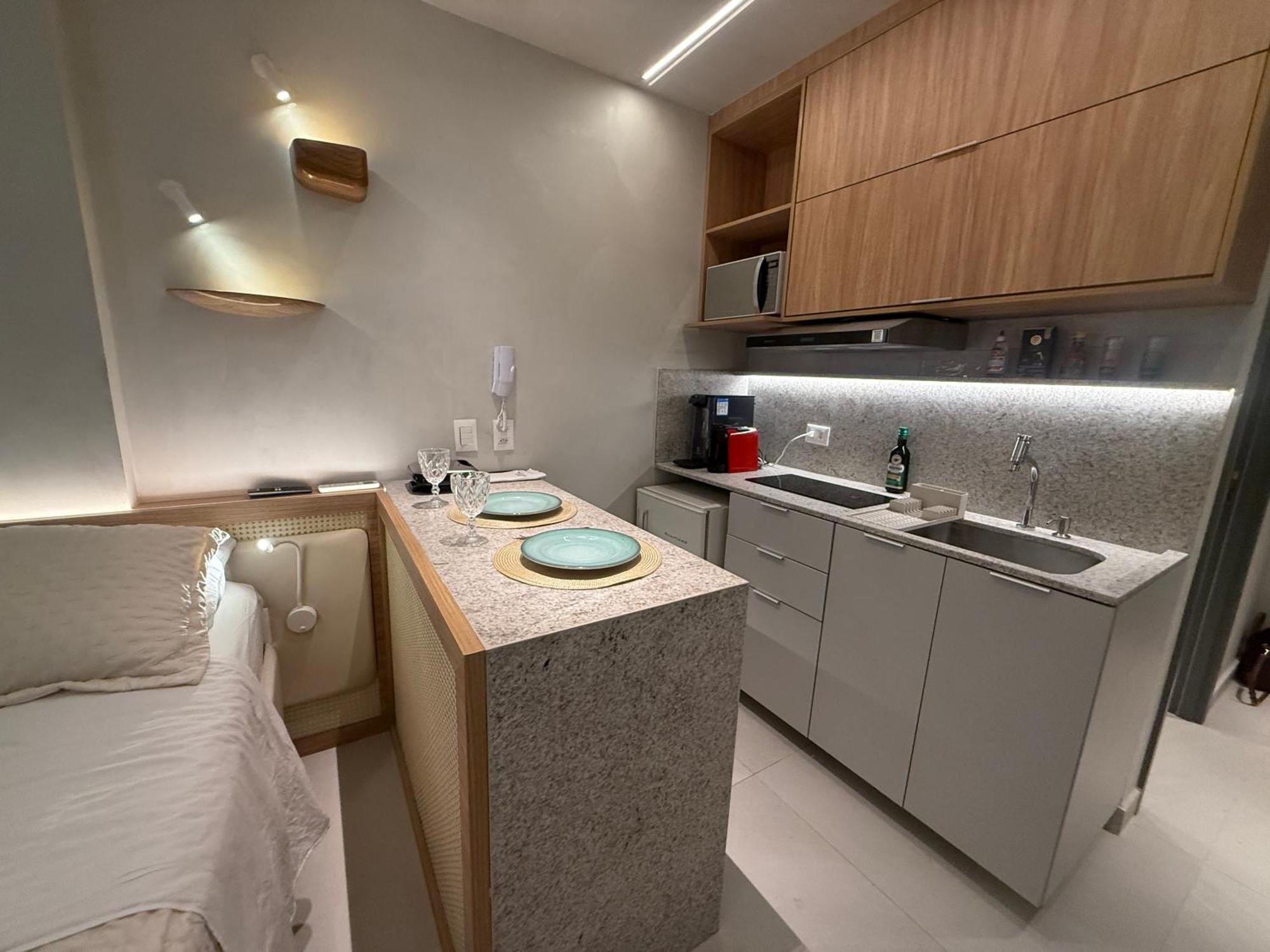 Breeze - Lindo Flat Pe Na Areia No Jd Oceania Apartamento *
