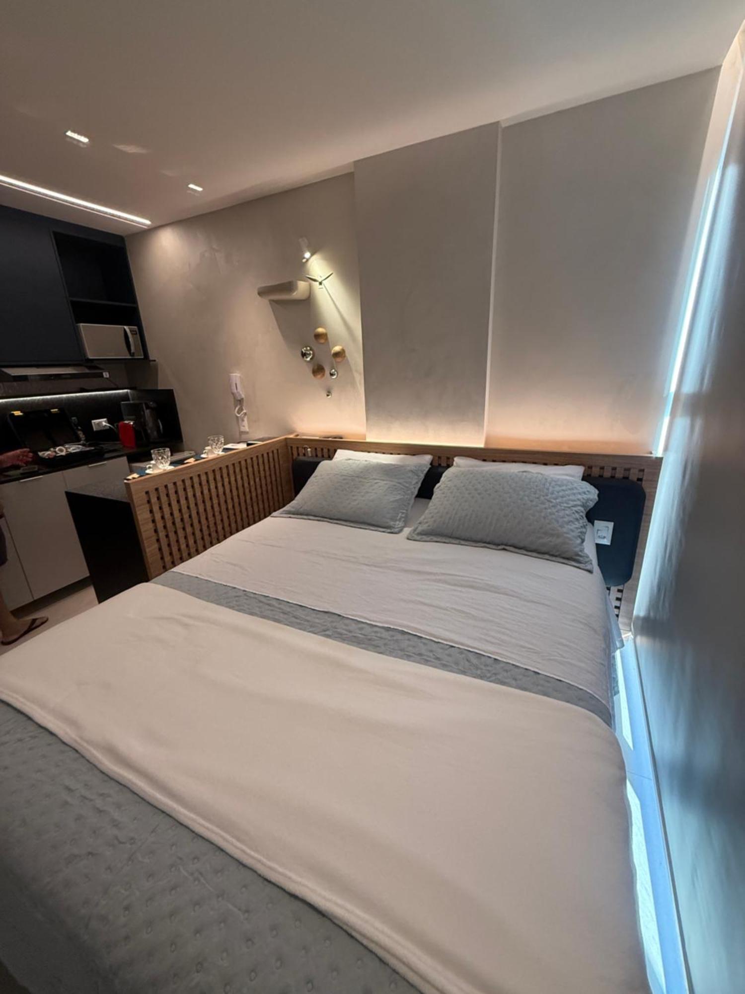 Breeze - Lindo Flat Pe Na Areia No Jd Oceania Apartamento