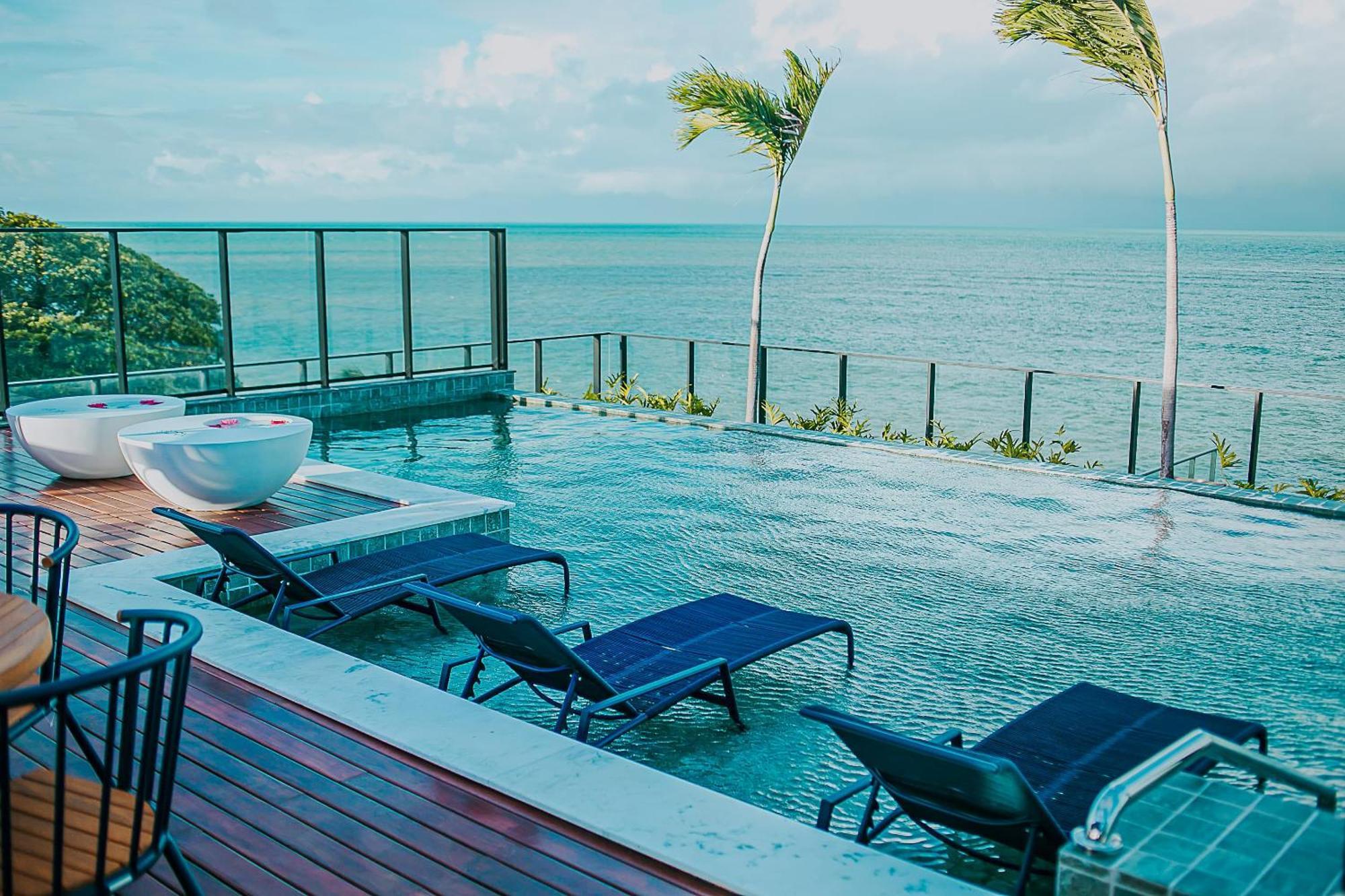 Loft Pe Na Areia Frente Mar Com Vista Incrivel Apartamento