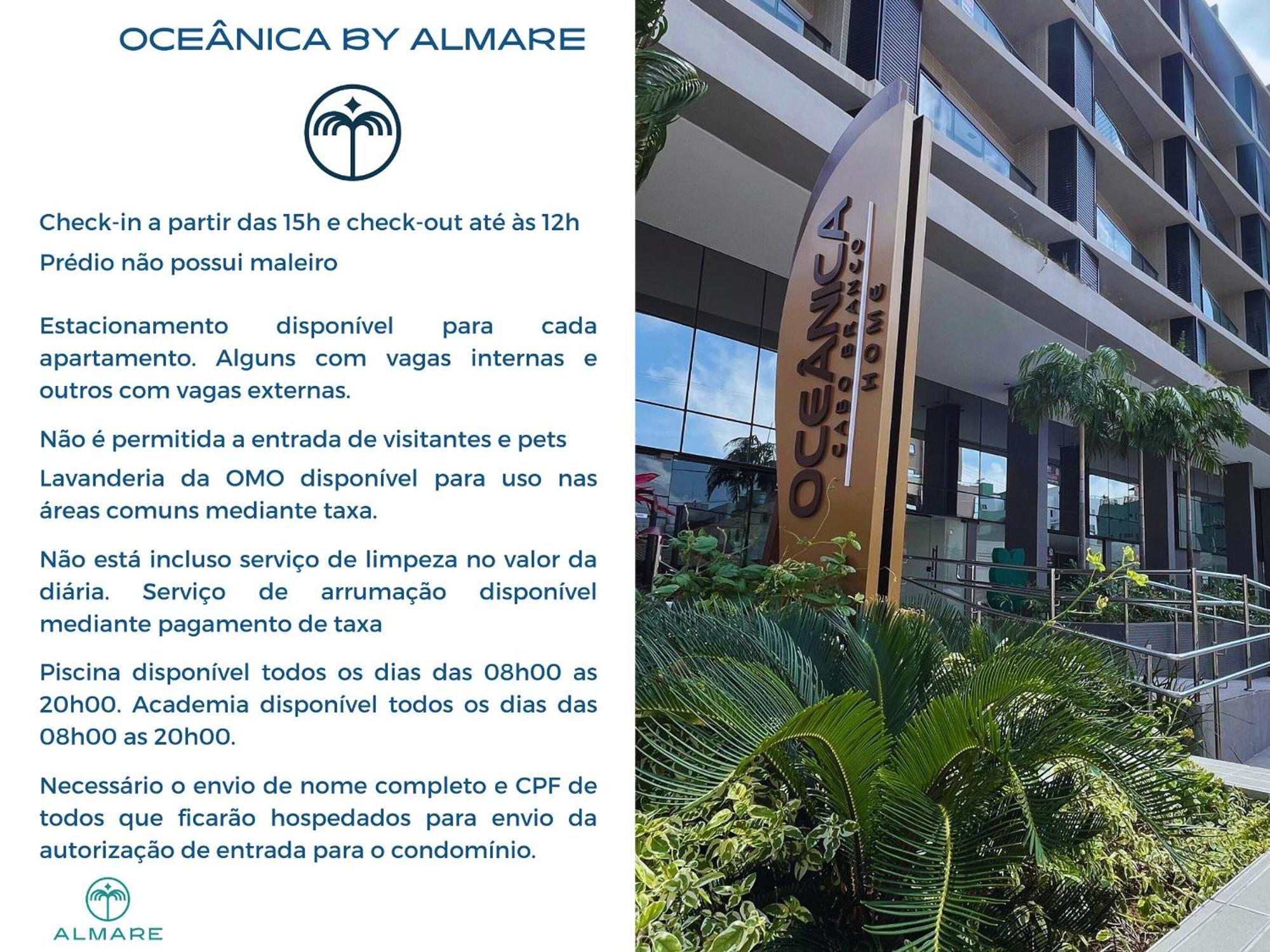 Apartamento Flat Oceanica Seaside - By Almare *