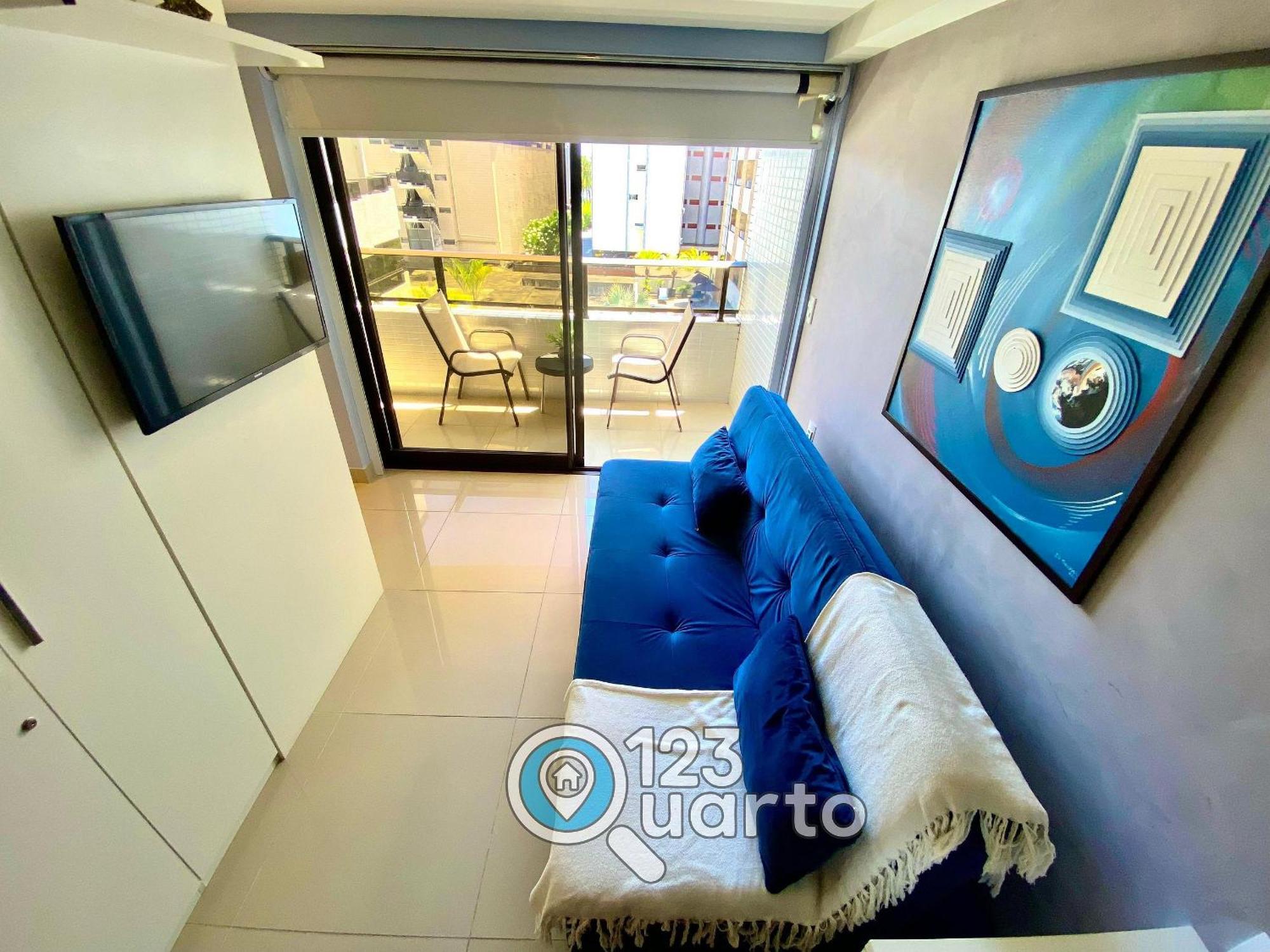 Gold Flat Cabo Branco By 123quarto Apartment *