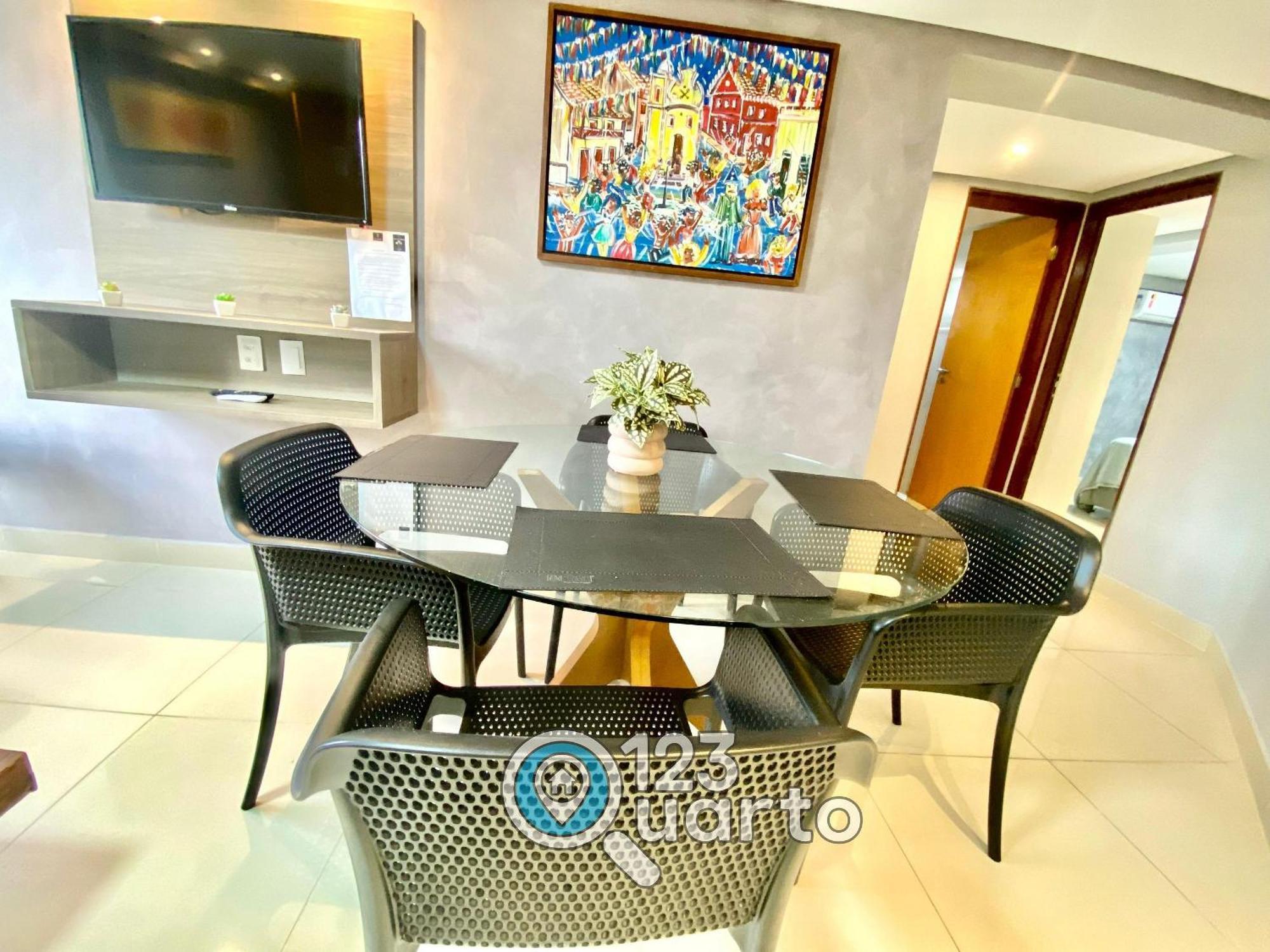 Gold Flat Cabo Branco By 123quarto Apartment