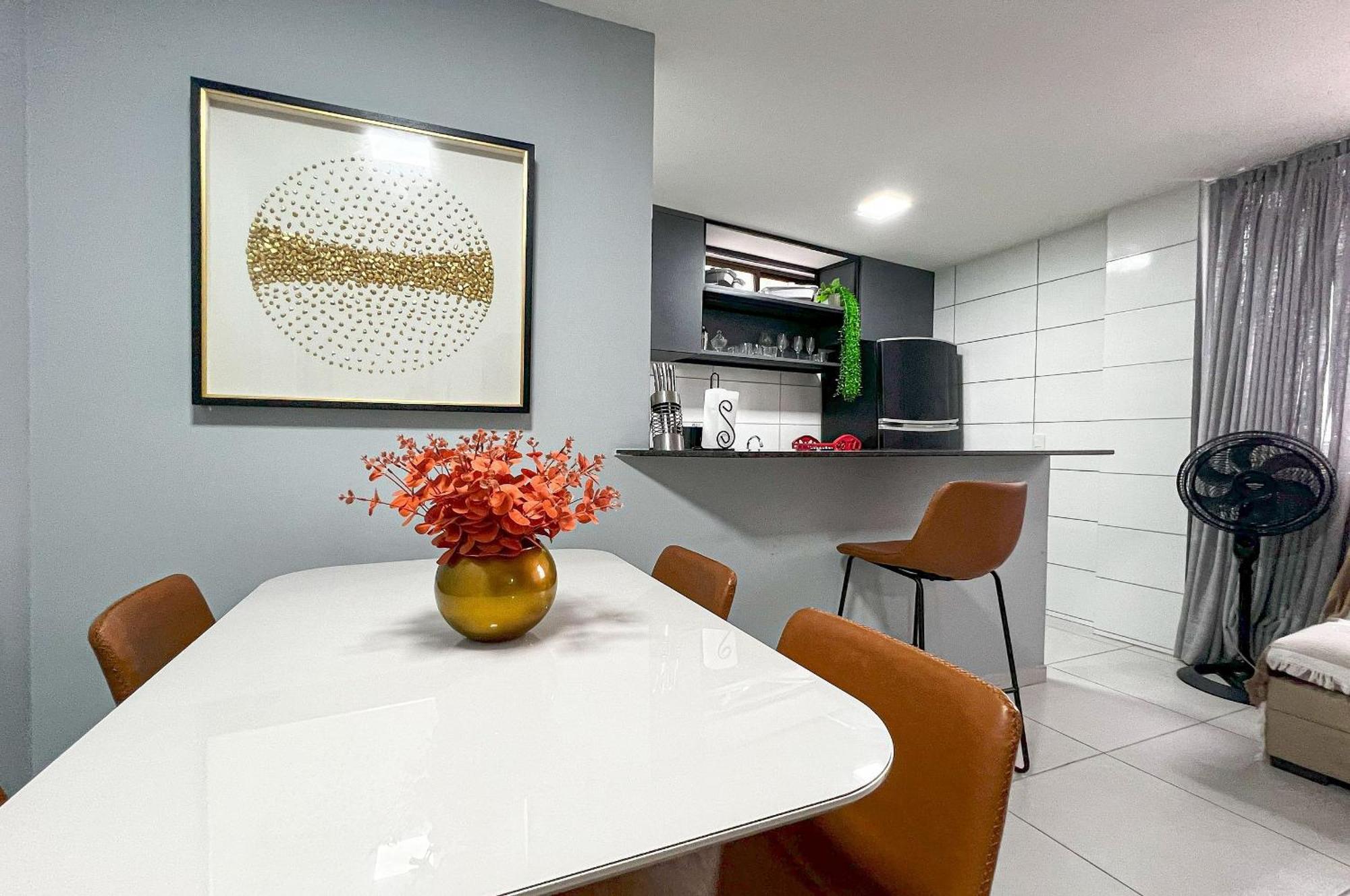 Confortavel Flat Cabo Branco 4 Pessoas 100m * Joao Pessoa