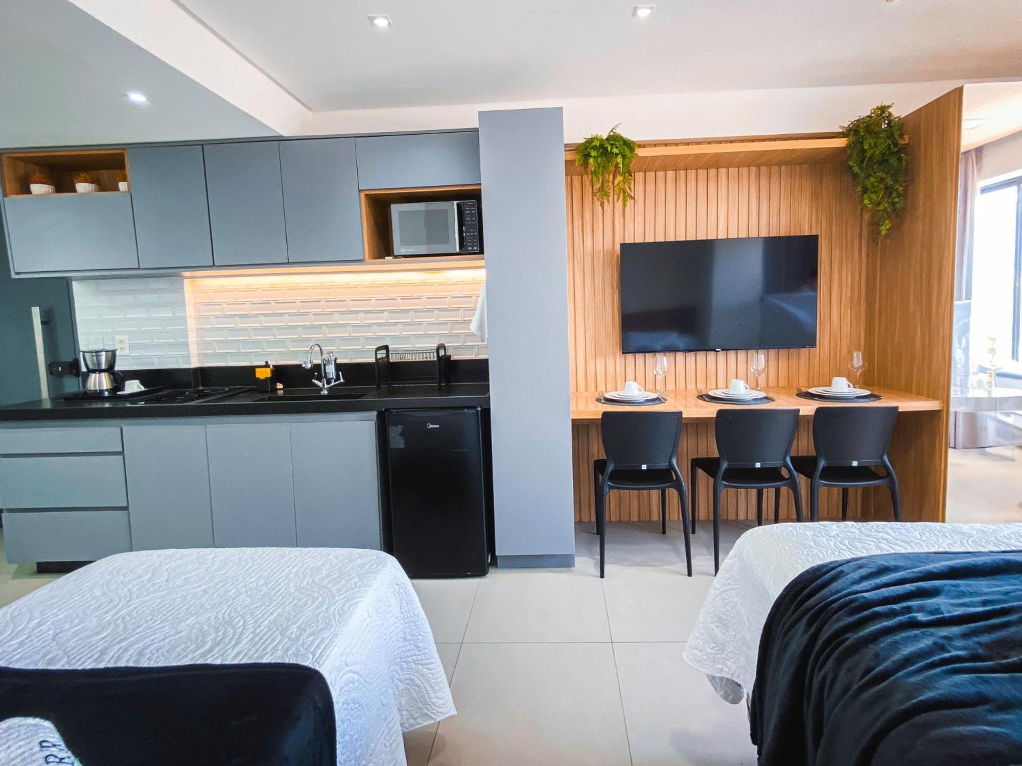 Apartamento Flat Vista Mar Apenas 50 Metros Da