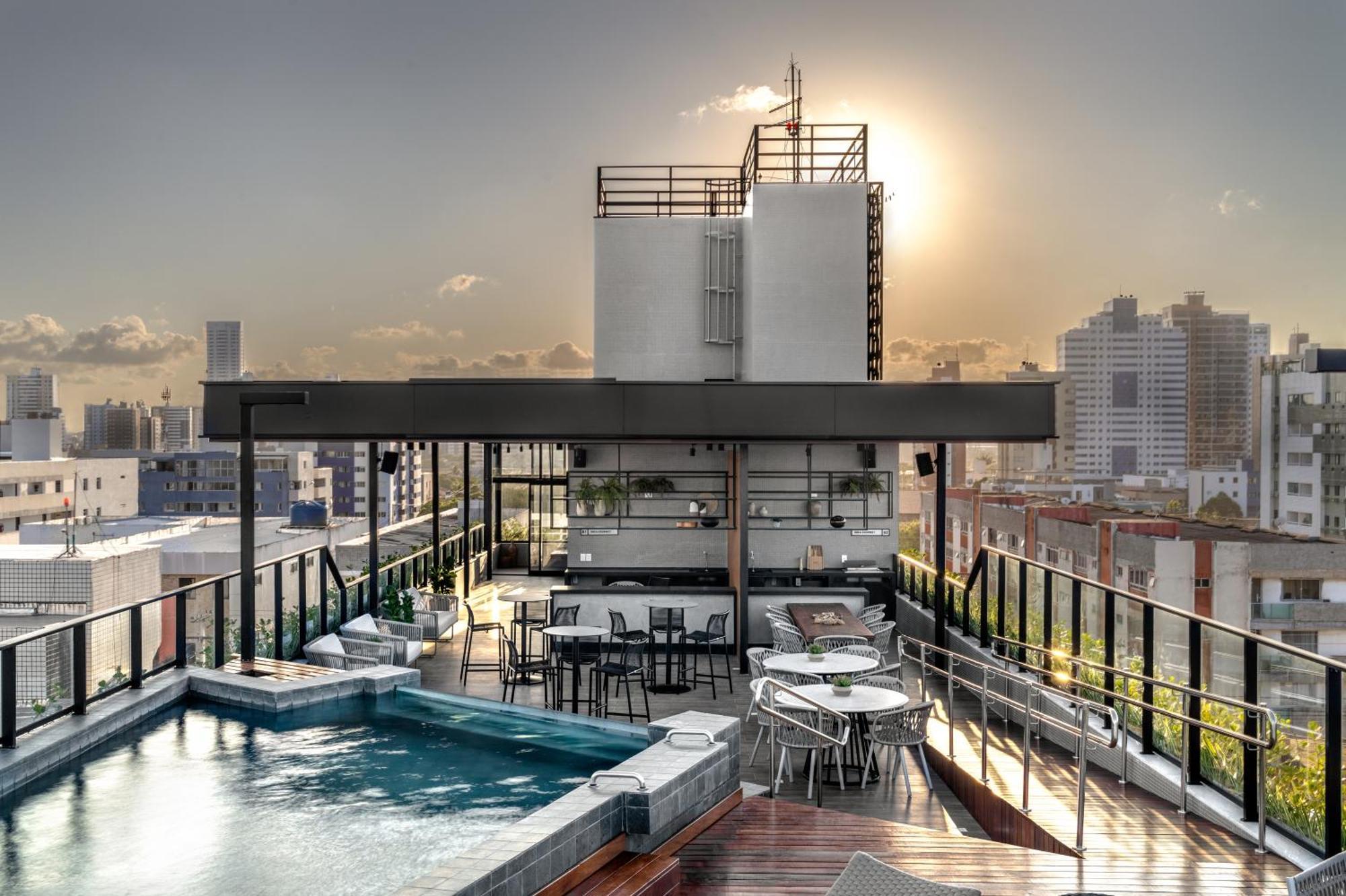 Apartamento Flat Beira Mar De Joao Pessoa Area Externa Privativa 109