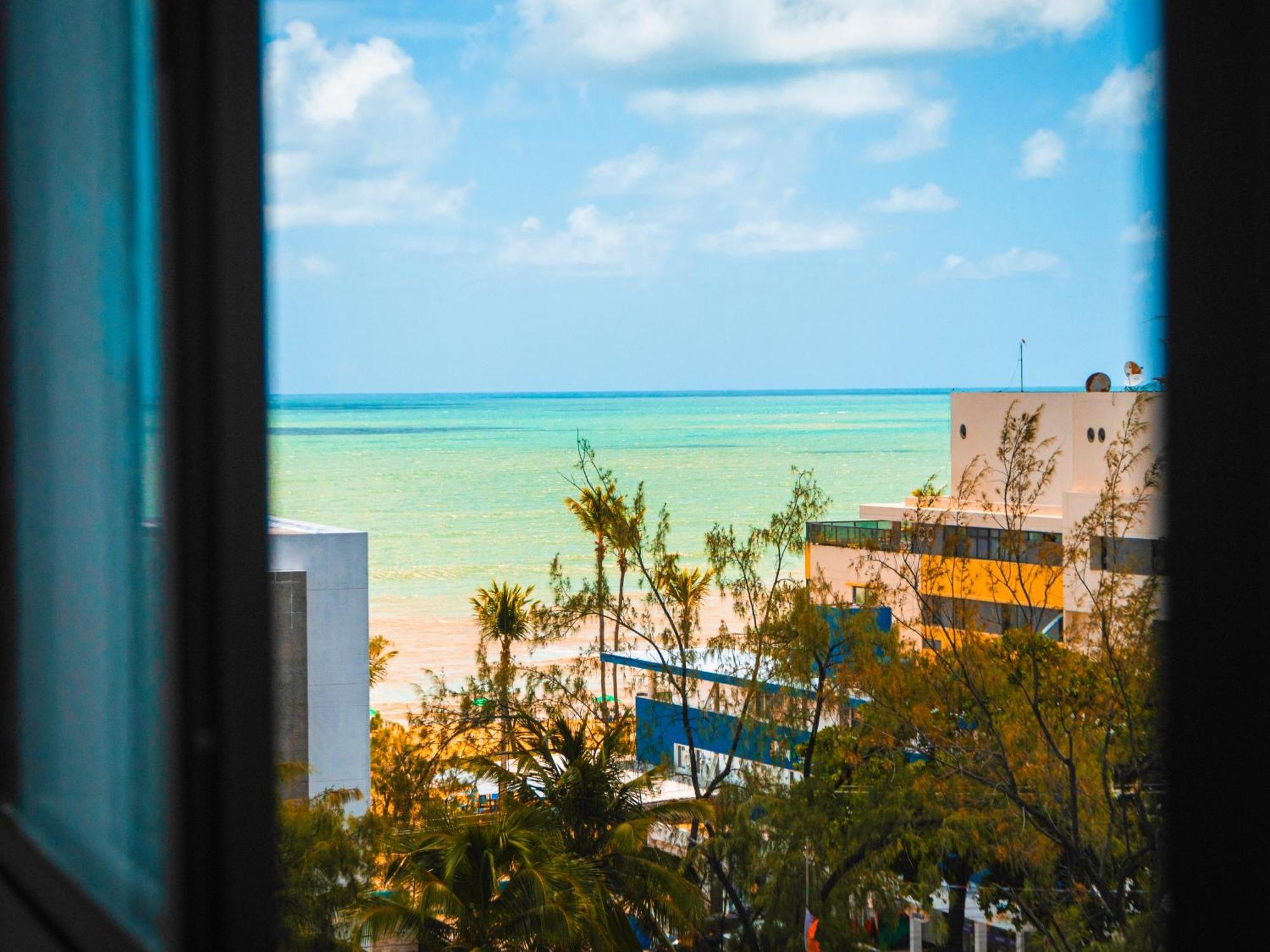 Apartamento Flat Vista Mar Apenas 50 Metros Da *