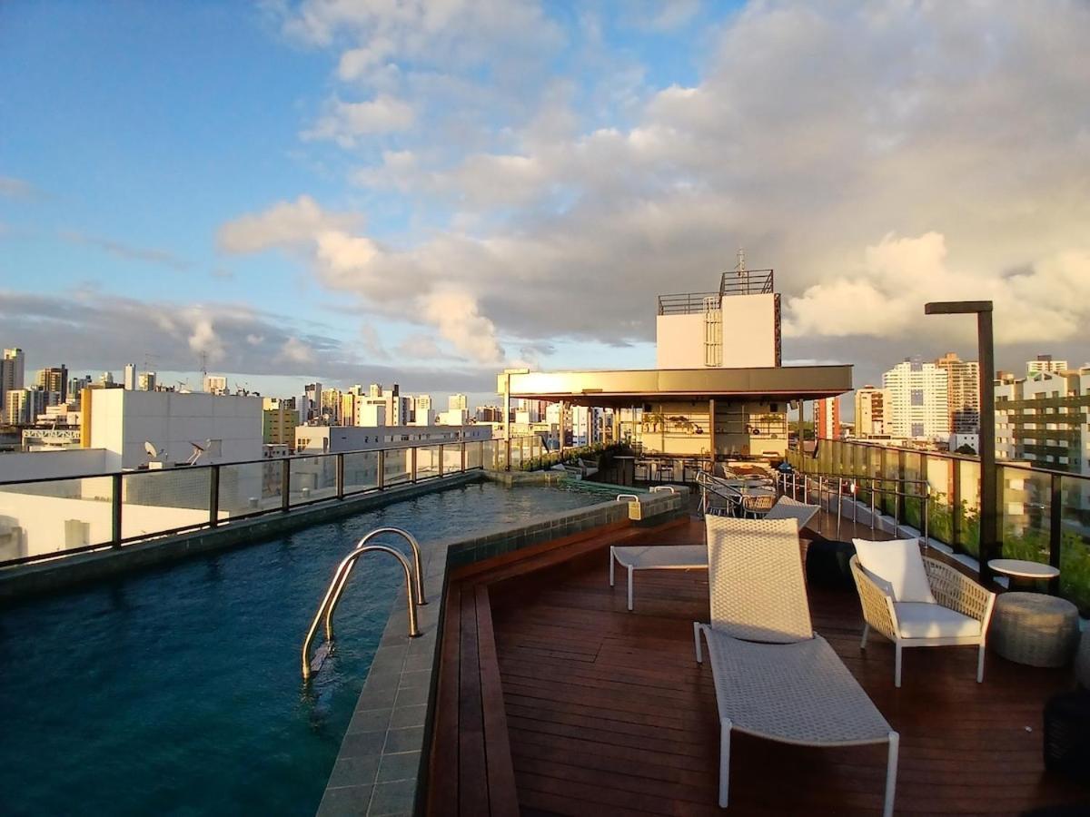 Apartamento Flat Vista Mar E Pe Na Areia Da Do Bessa João Pessoa