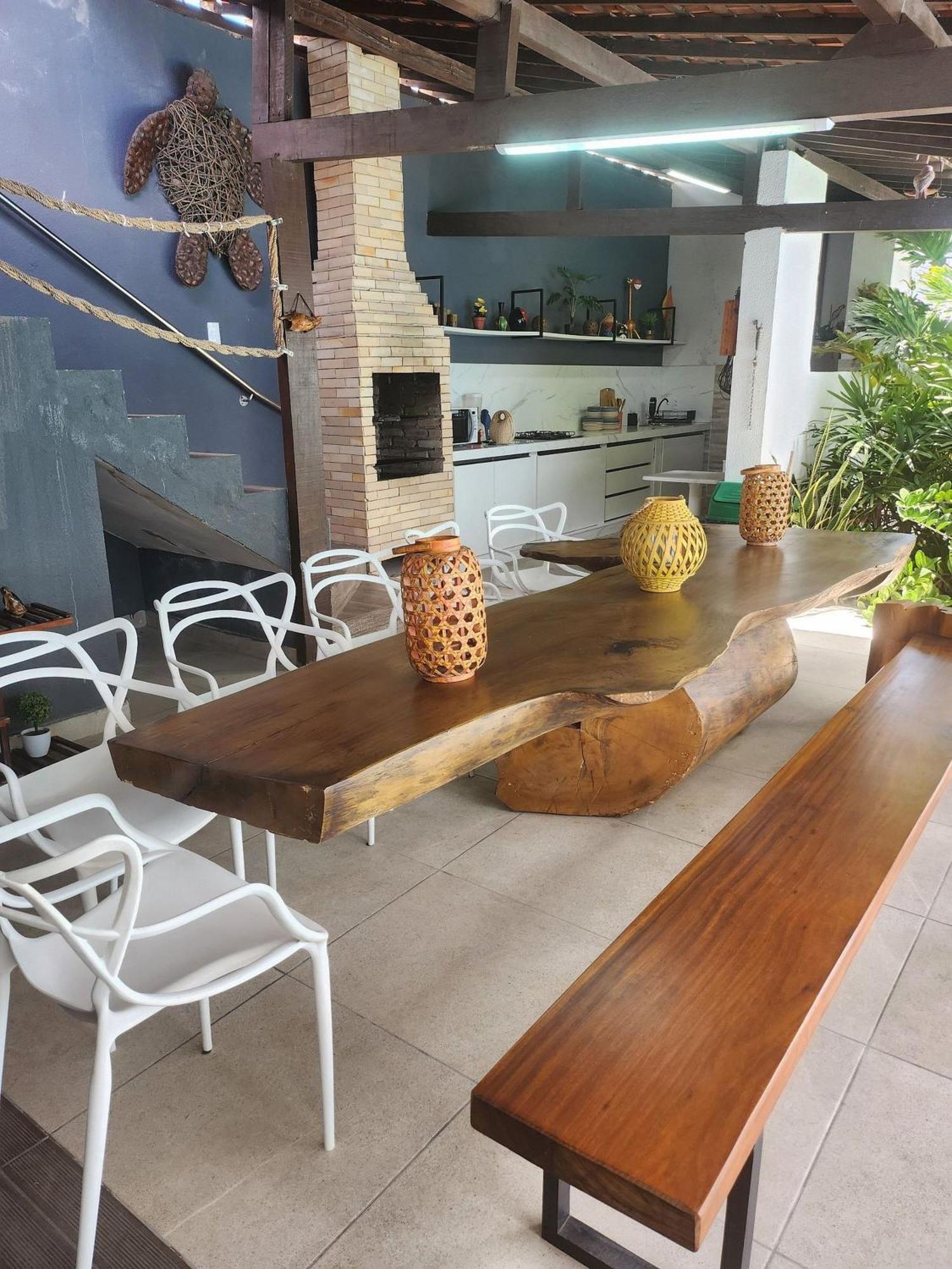 Casa Encantadora Com Piscina,prainha E