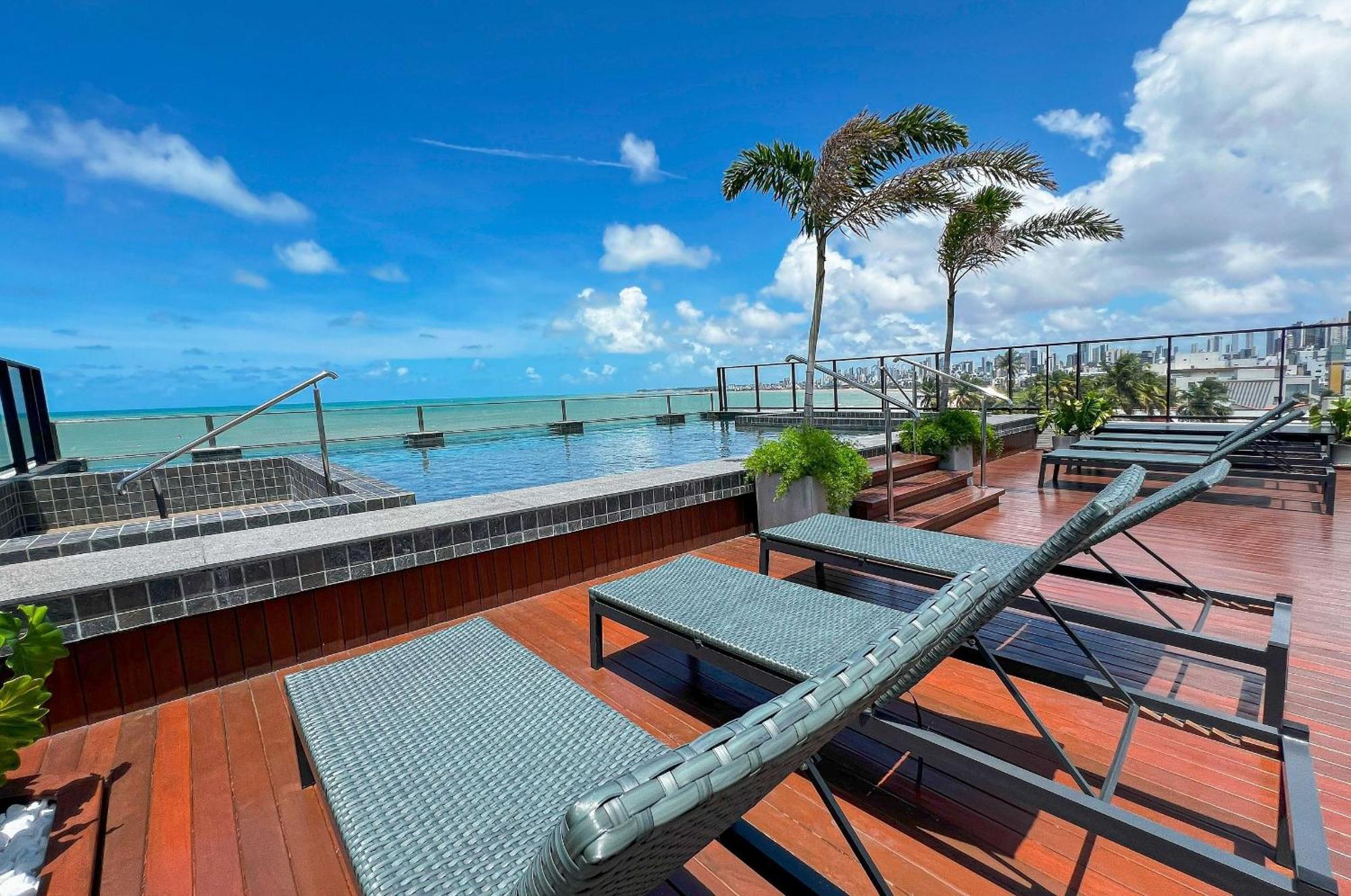 Apartamento Alta Garden Luxo Pe Na Areia 4 Pessoas Caribessa