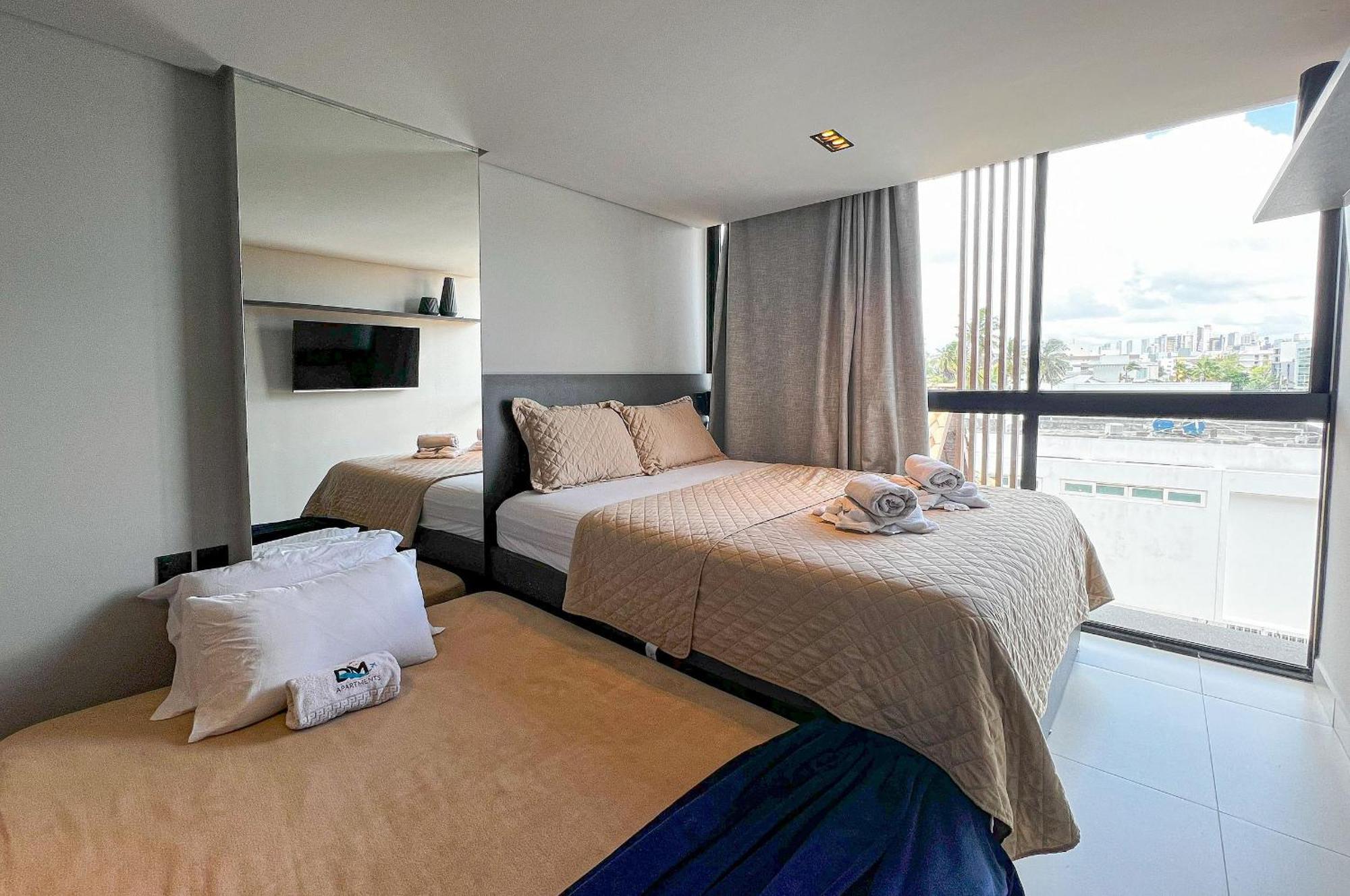 Apartamento Alta Garden Luxo Pe Na Areia 4 Pessoas Caribessa